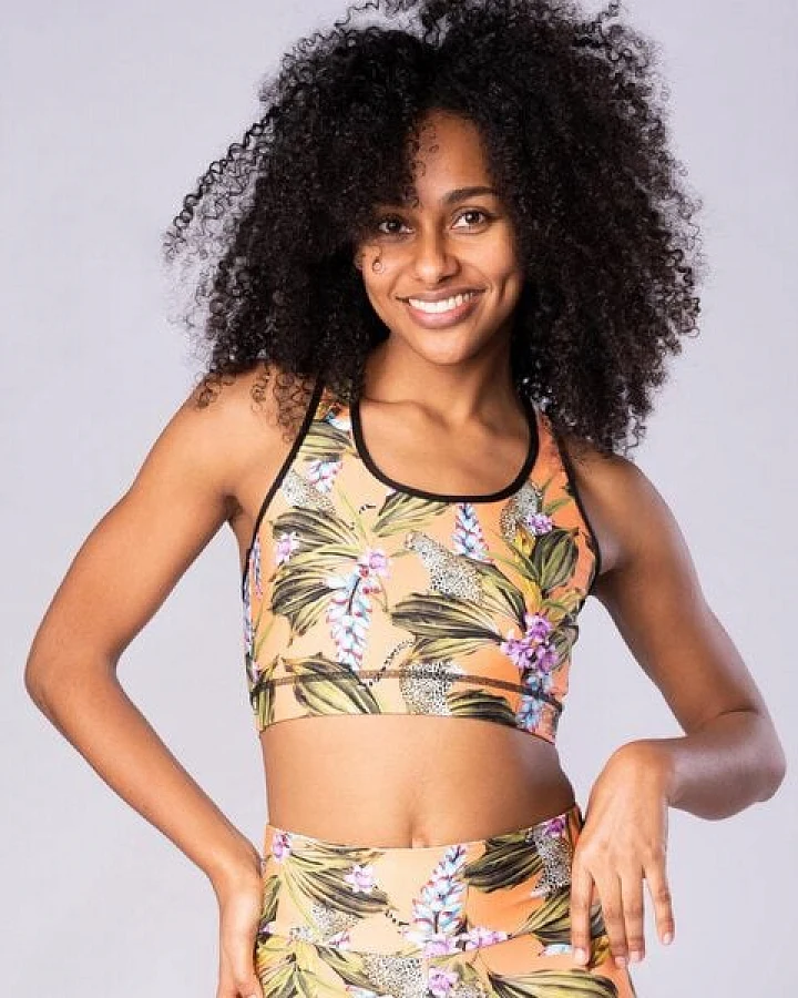 Flying Love Birds "Exotic Orange" - Racerback Bra