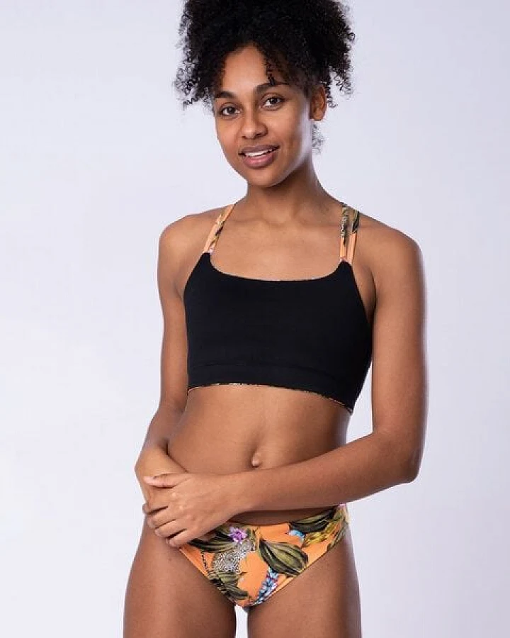 Flying Love Birds "Exotic Orange" - Bikini Hose Slim zum Wenden