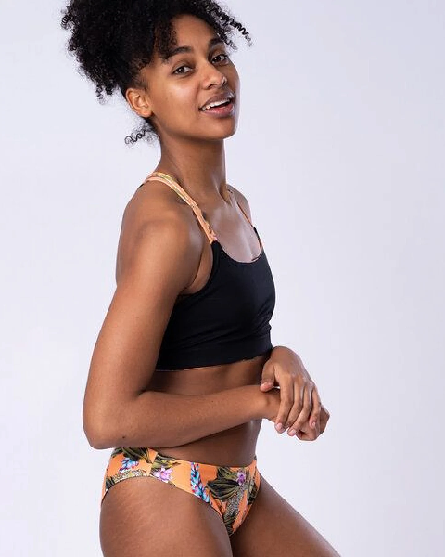 Flying Love Birds "Exotic Orange" - Bikini Hose Slim zum Wenden – Ansicht 3