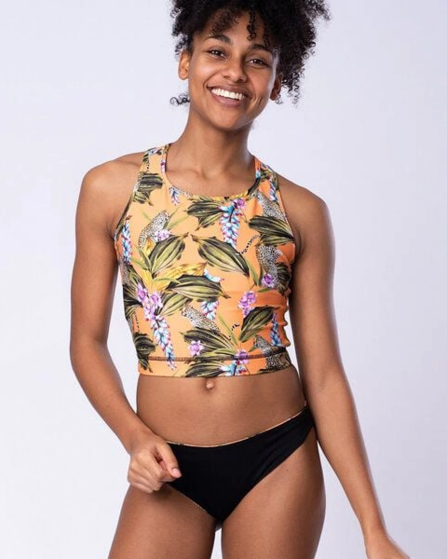 Flying Love Birds "Exotic Orange" - Bikini Hose Slim zum Wenden – Ansicht 4