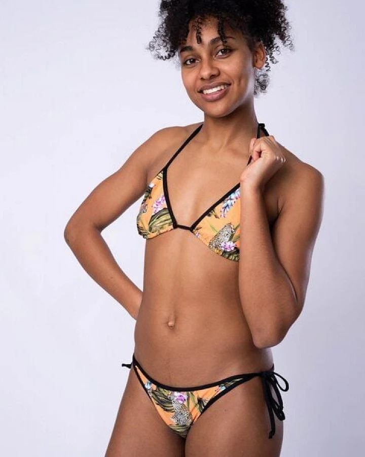 Flying Love Birds "Exotic Orange" - Tie Tanga Bikinihöschen