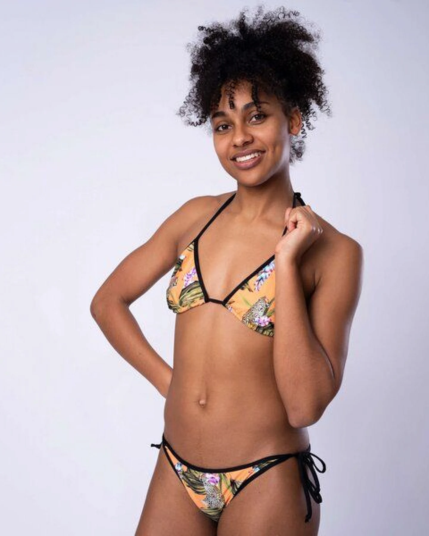 Flying Love Birds "Exotic Orange" - Triangel Bikini Top – Ansicht 2