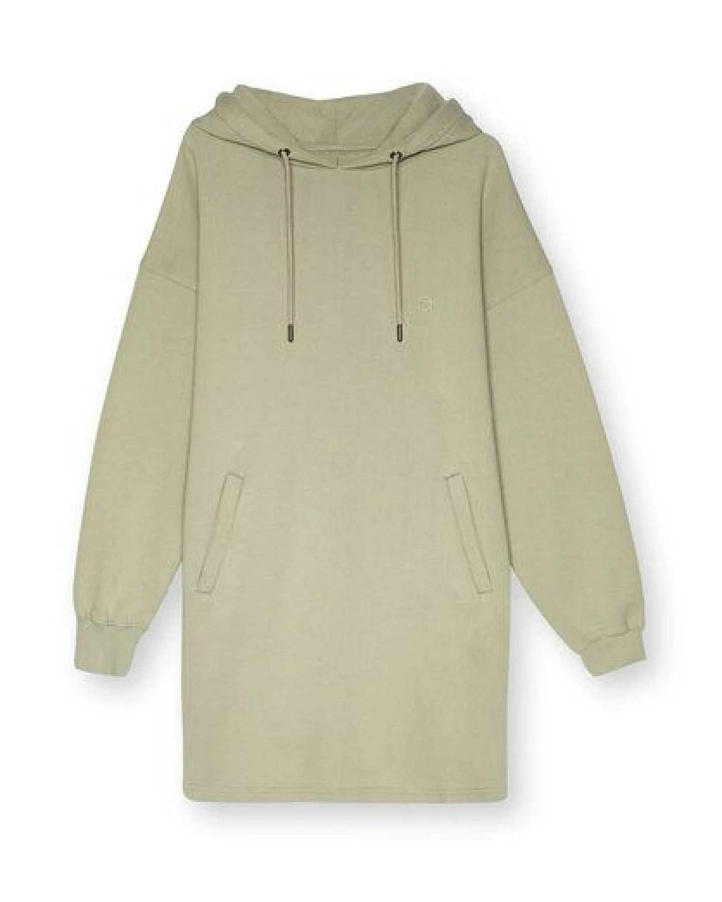 ThokkThokk Damen Hoodie Kleid TT1047 aus Biobaumwolle – Ansicht 2