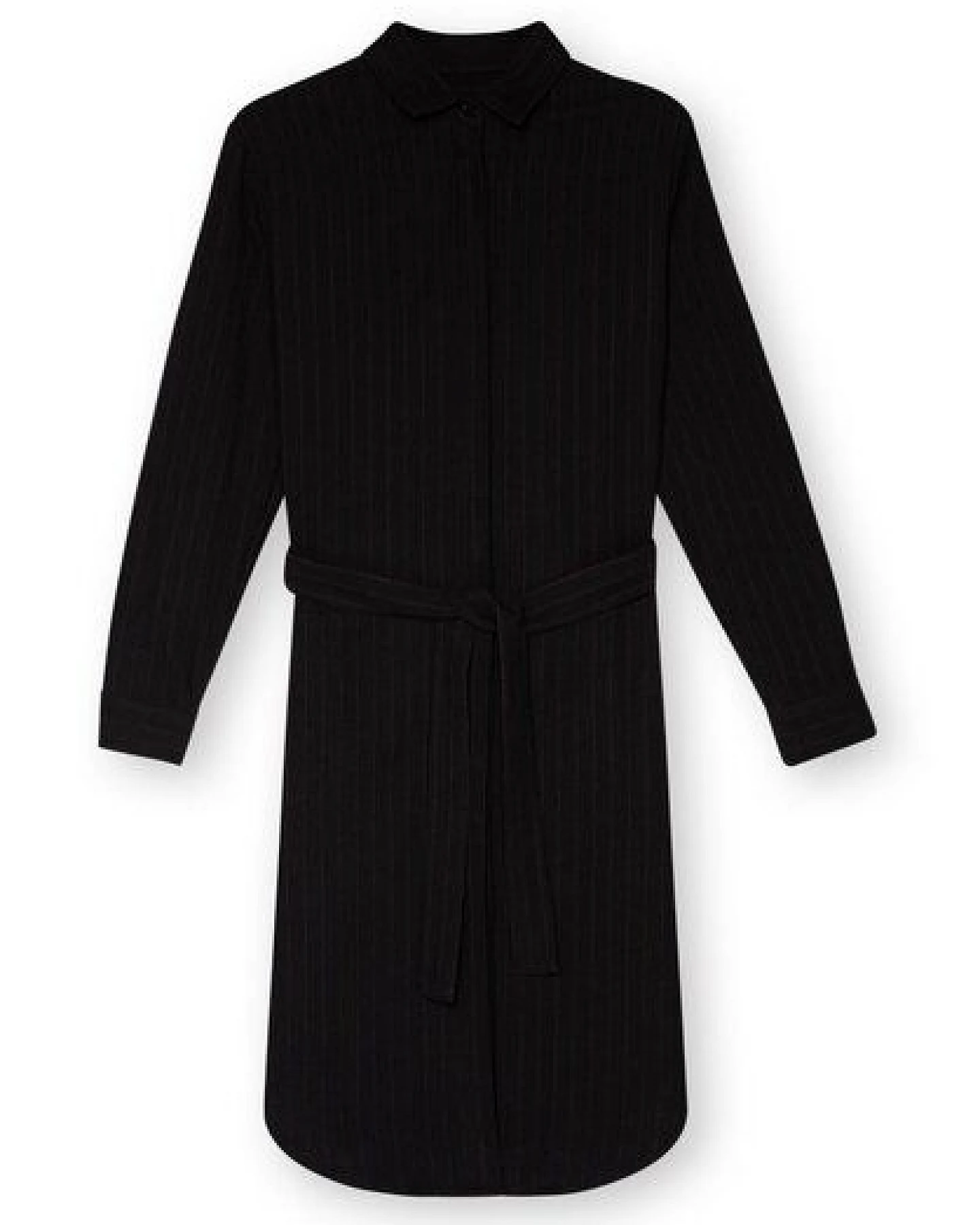 ThokkThokk Damen Hemdkleid TT83 Nadelstreifen aus Bio-Baumwolle – Ansicht 3