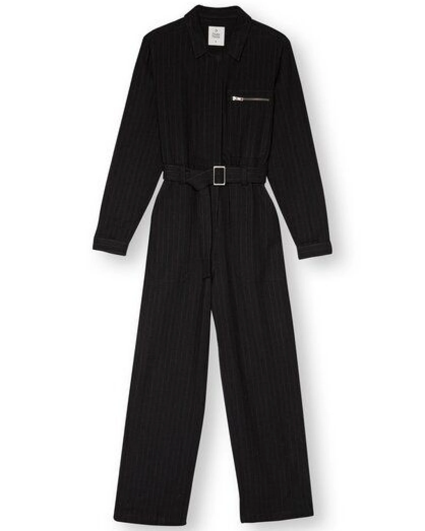 ThokkThokk Damen Jumpsuit TT56 PINSTRIPE aus Biobaumwolle – Ansicht 2