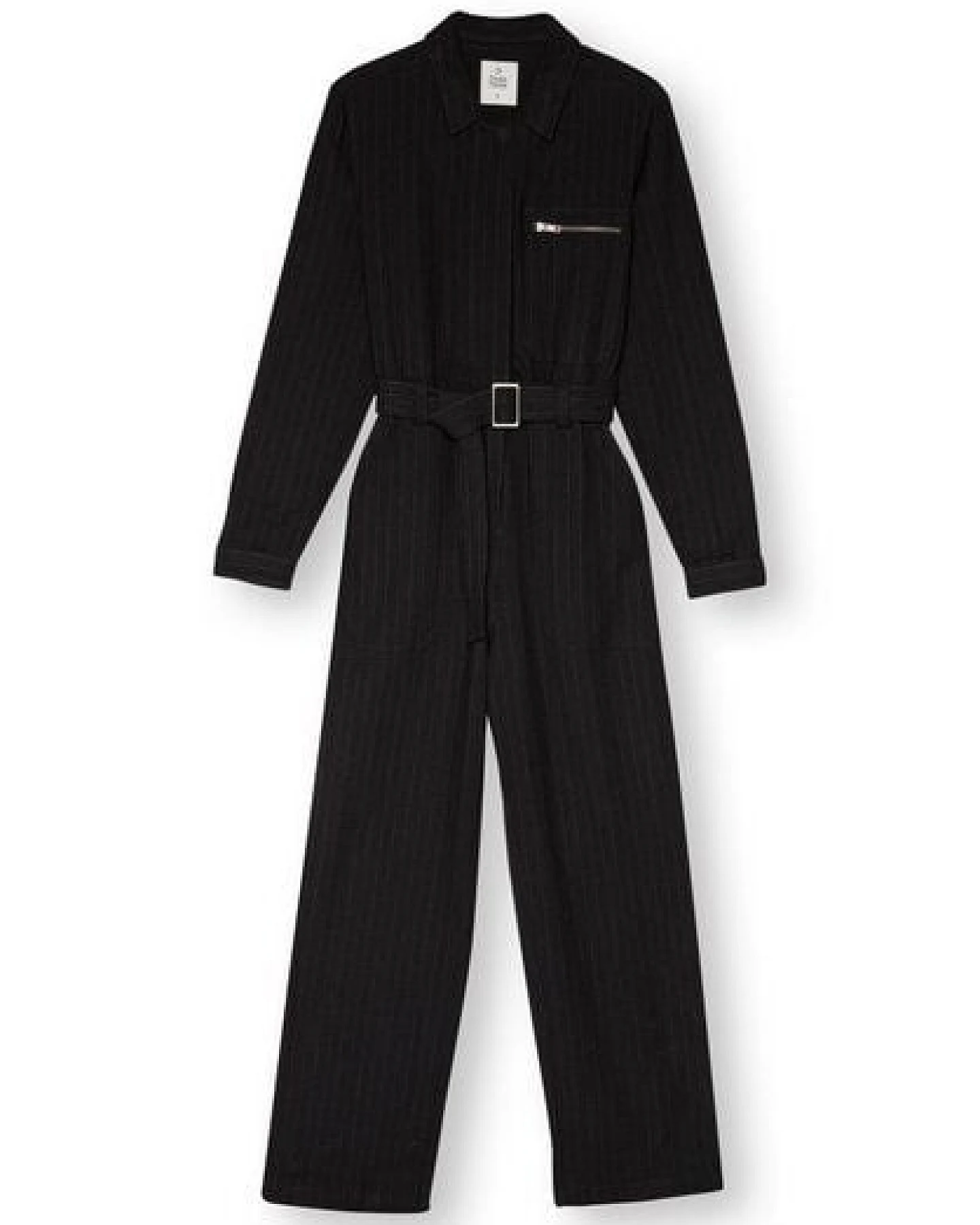 ThokkThokk Damen Jumpsuit TT56 PINSTRIPE aus Biobaumwolle – Ansicht 2