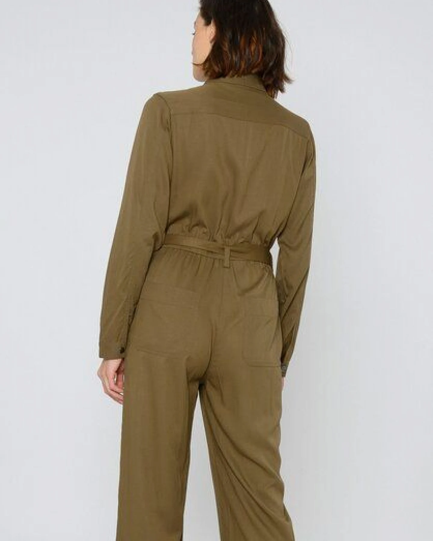 ThokkThokk Damen Jumpsuit TT56 aus LENZING ECOVERO Viskose – Ansicht 4