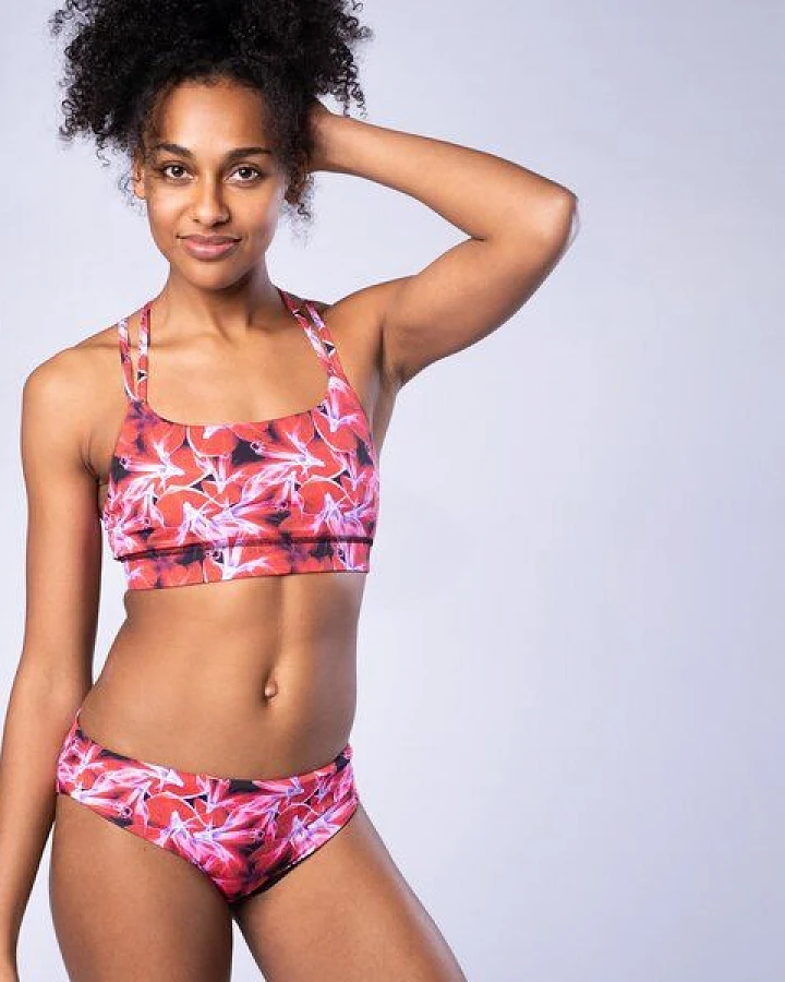 Flying Love Birds "Radiant Flower" Diamant-Back - Bra zum Wenden