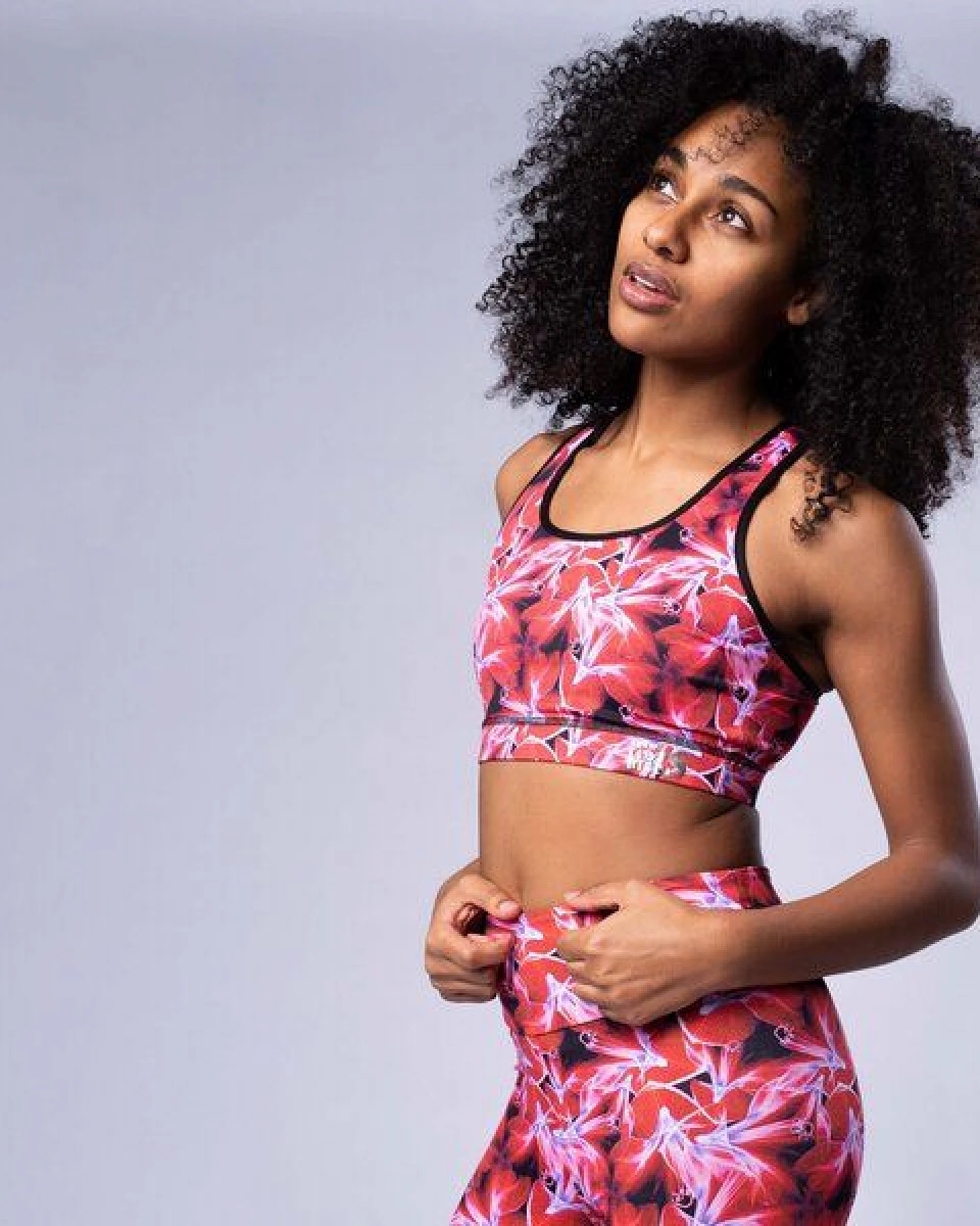 Flying Love Birds "Radiant Flower" - Racerback Bra – Ansicht 3