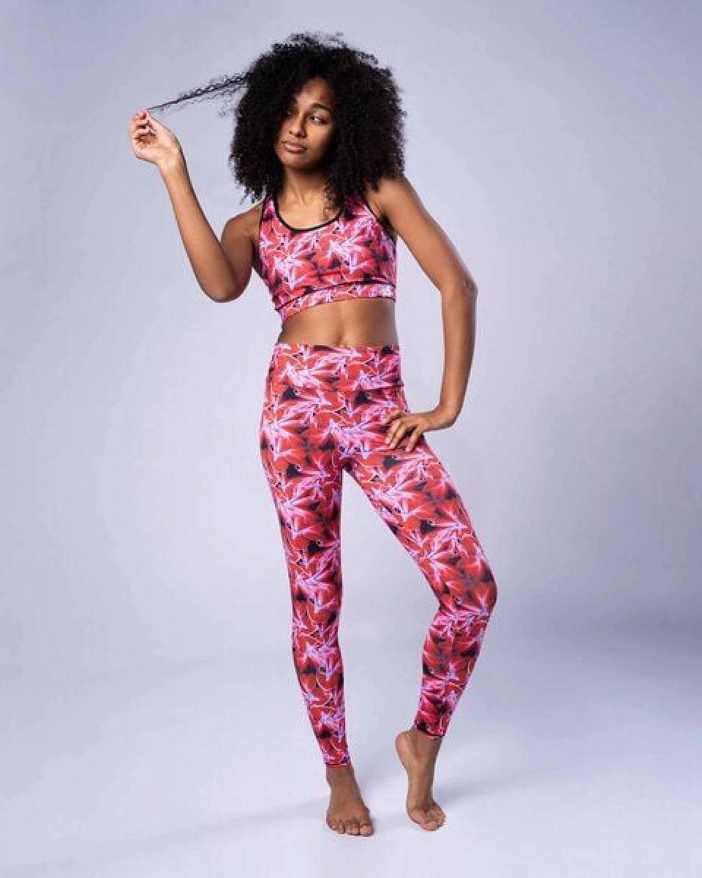 Flying Love Birds "Radiant Flower" - Racerback Bra – Ansicht 4