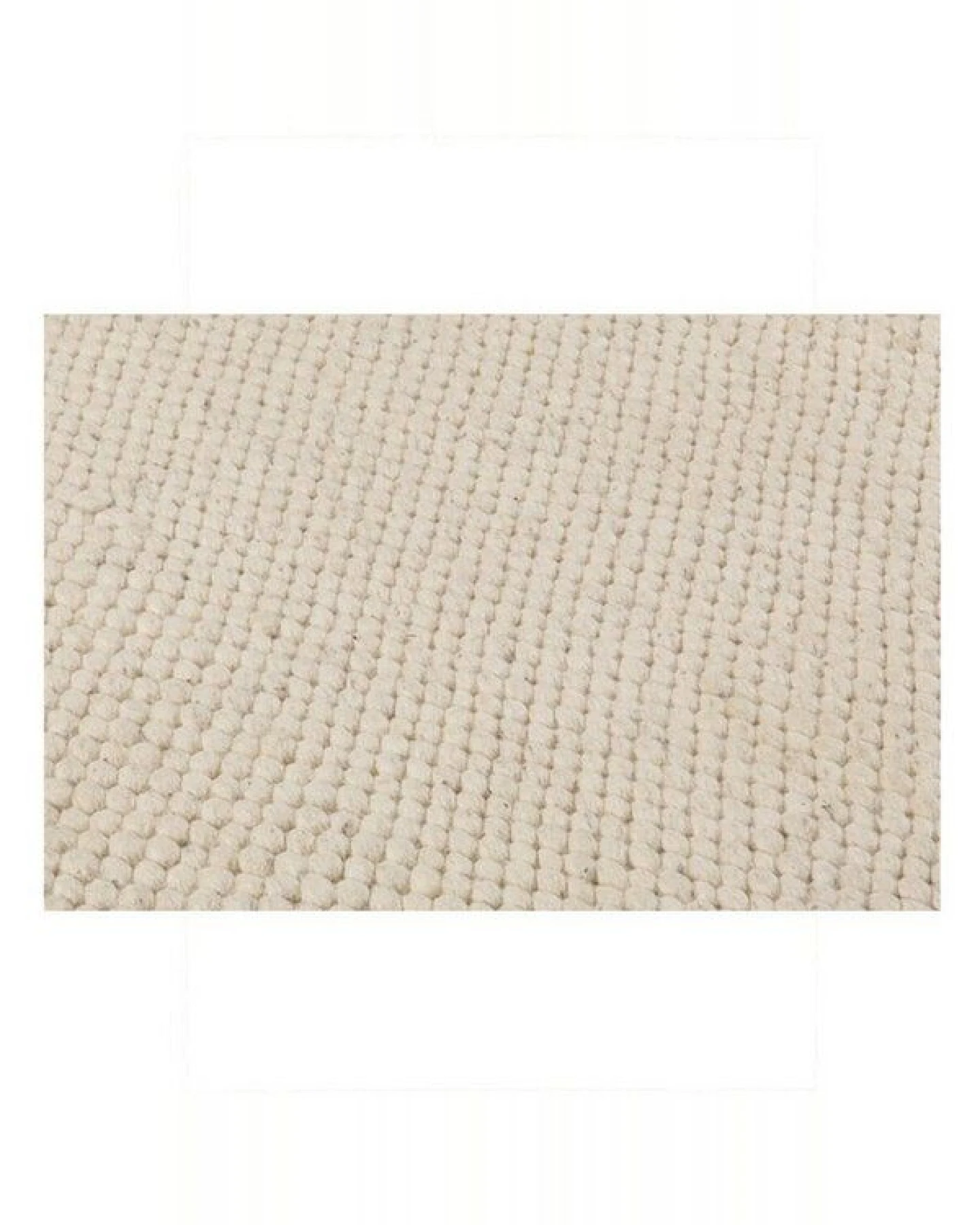Prolana Handgefertigter Flachgewebe-Teppich "Flat" aus Wolle in Beige - versch. Größen – Ansicht 2