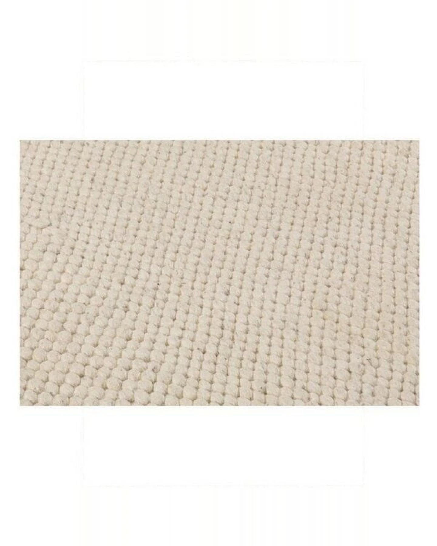 Prolana Handgefertigter Flachgewebe-Teppich "Flat" aus Wolle in Beige - versch. Größen – Ansicht 2