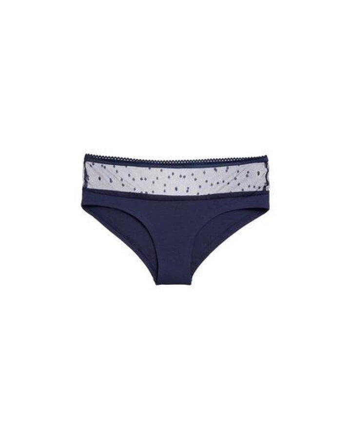 ThokkThokk Damen Spitzen-Panty TT21 aus Bio-Baumwolle mit Elasthan