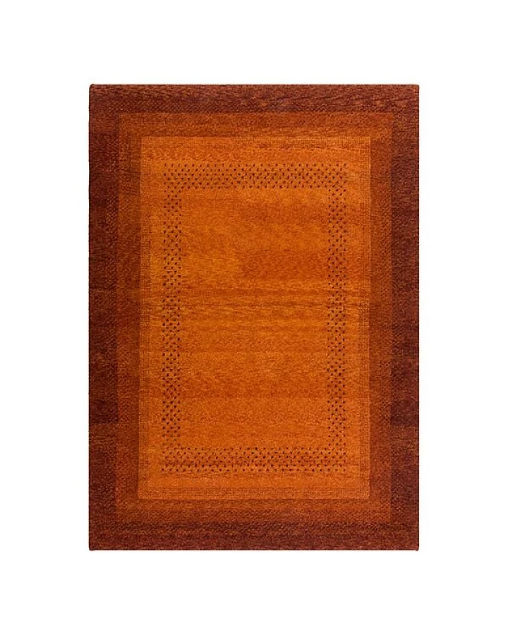 Prolana Handgefertigter Teppich "Sunrise" aus Wolle in Rot-Orange - versch. Größen