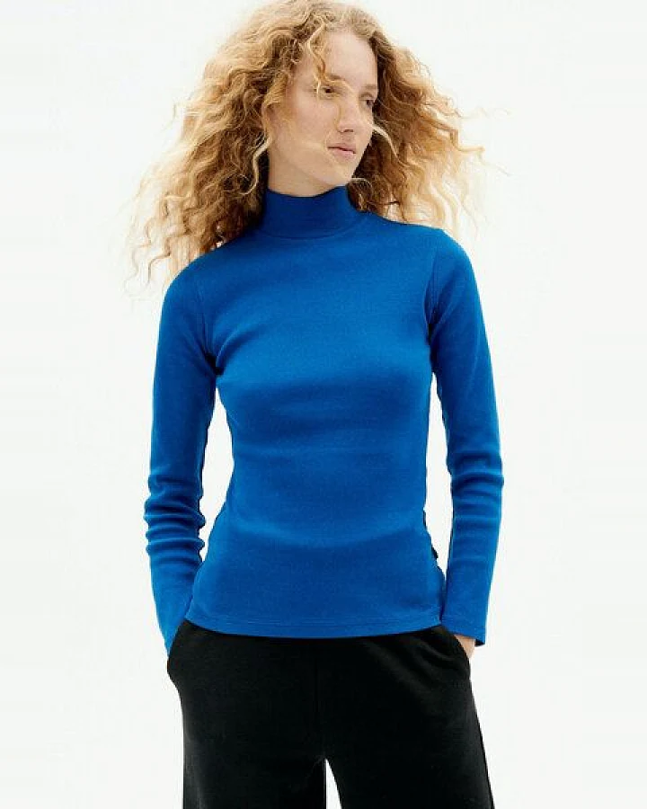 thinking mu Langarmshirt - Rib Aine - aus Bio-Baumwolle