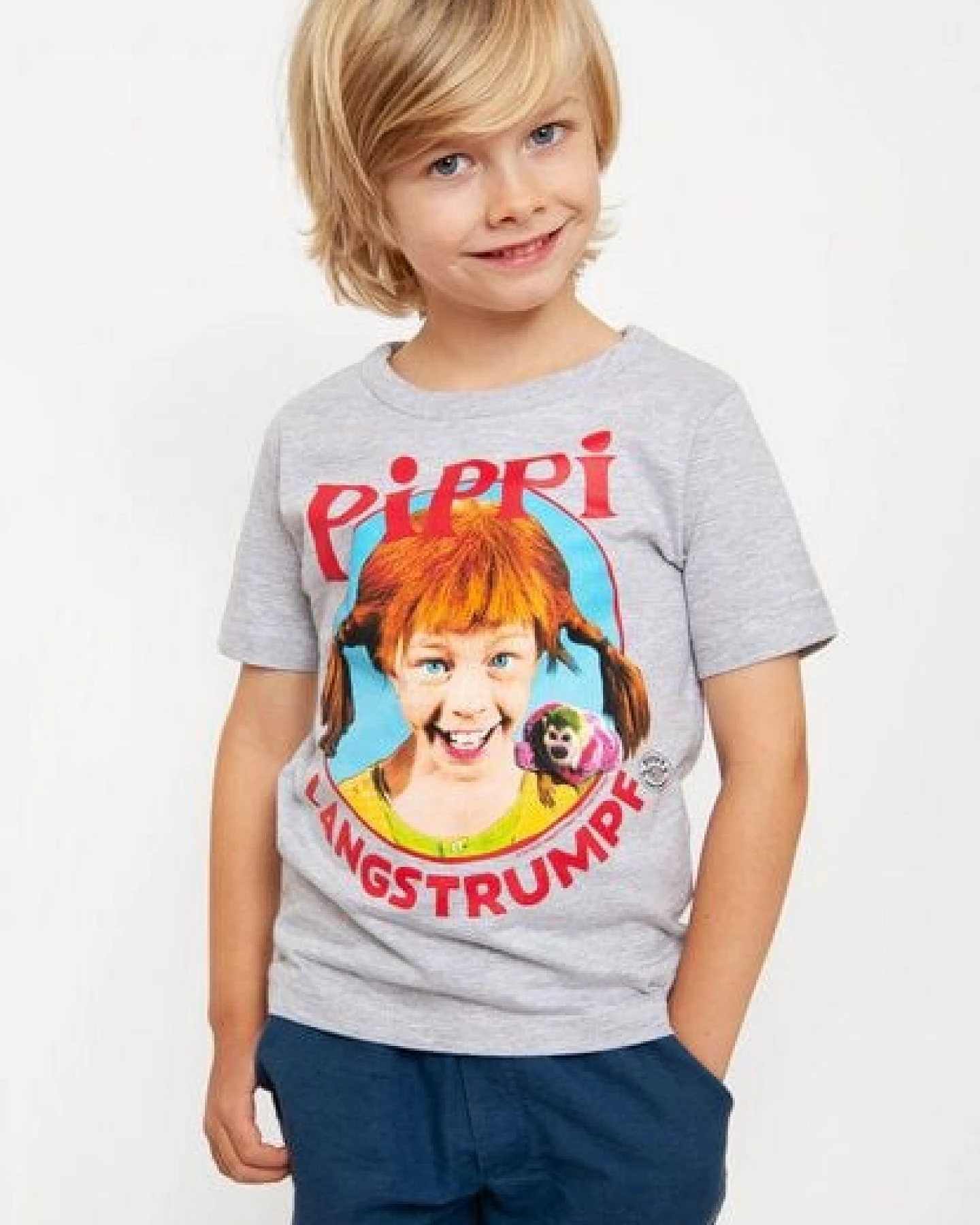 LOGOSH!RT LOGOSHIRT - Pippi Langstrumpf - Portrait - Bio T-Shirt - Kinder – Ansicht 3