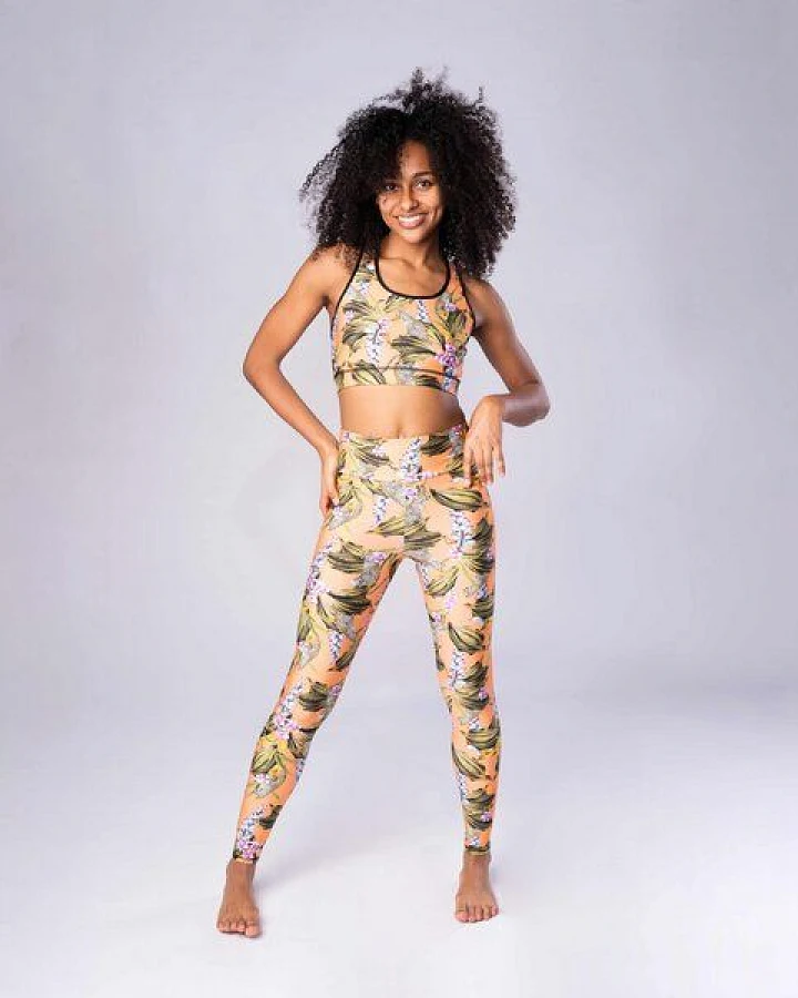 Flying Love Birds "Exotic Orange" Leggings
