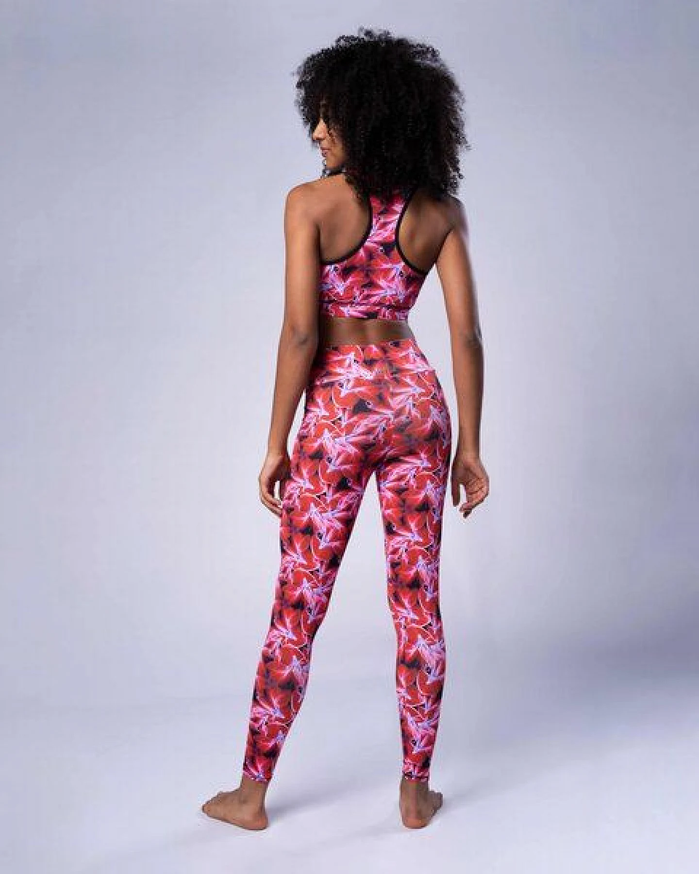 Flying Love Birds "Radiant Flower" Leggings – Ansicht 2