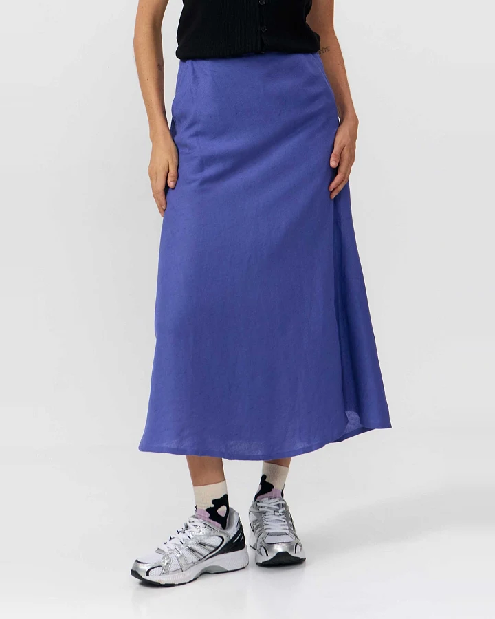SUITE13LAB Damen vegan Rock Belen Mittelblau