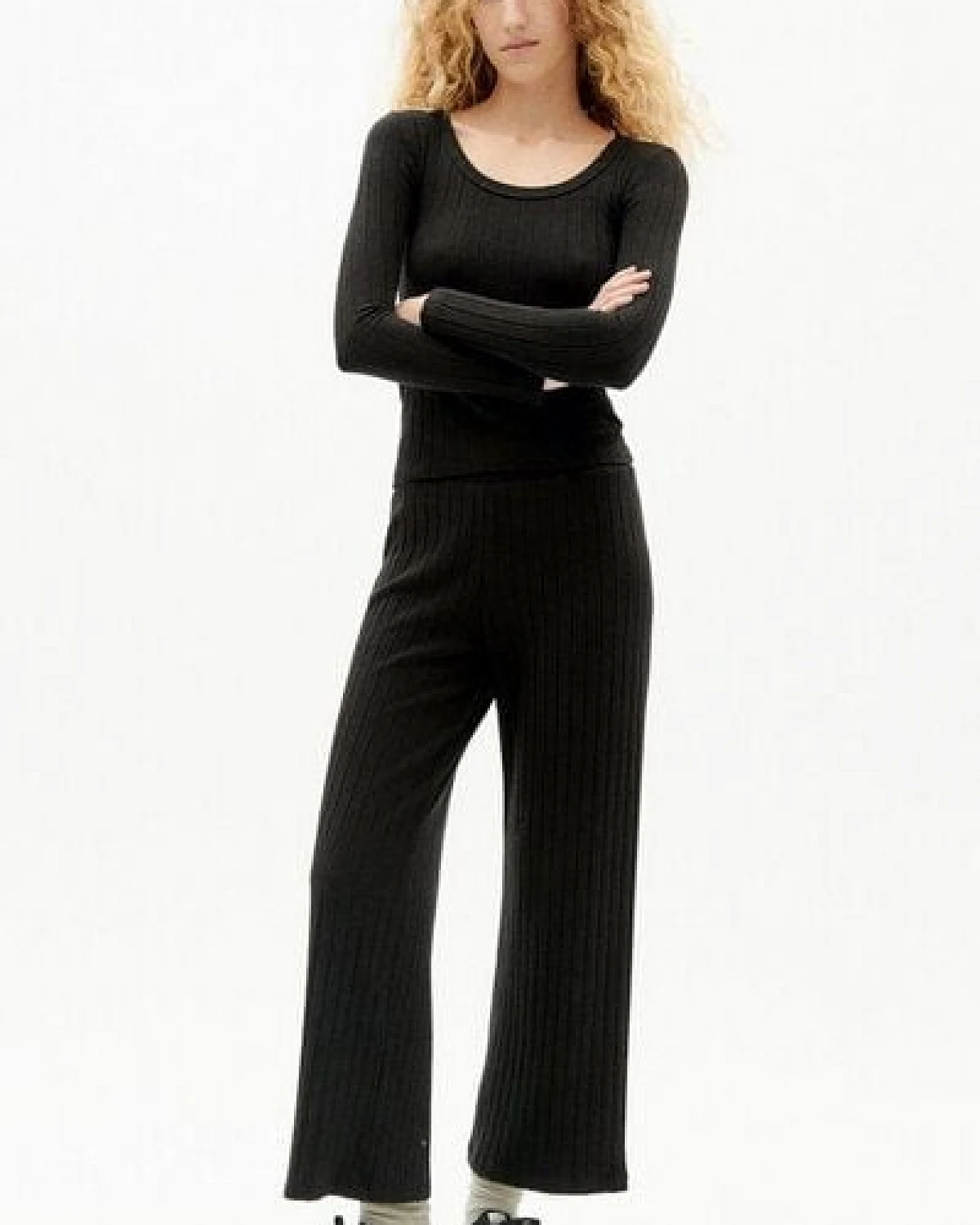 thinking mu Woll-Strickhose - Trash Dalia - mit Refibra & Bio-Baumwolle – Ansicht 4