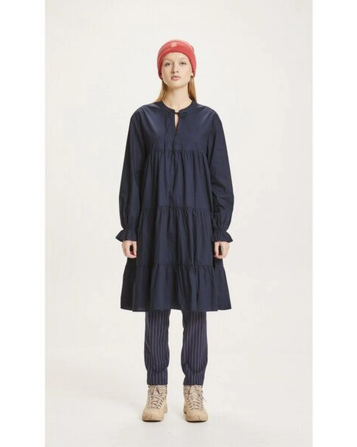 KnowledgeCotton Apparel A-Linie Kleid - HEATHER - Above the knee dress – Ansicht 3