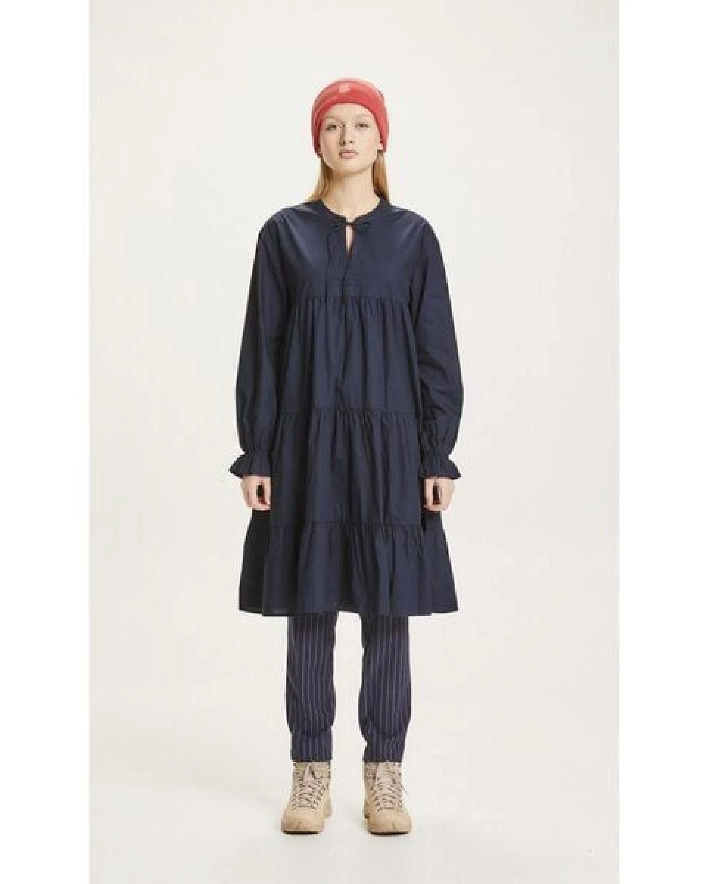 KnowledgeCotton Apparel A-Linie Kleid - HEATHER - Above the knee dress – Ansicht 3