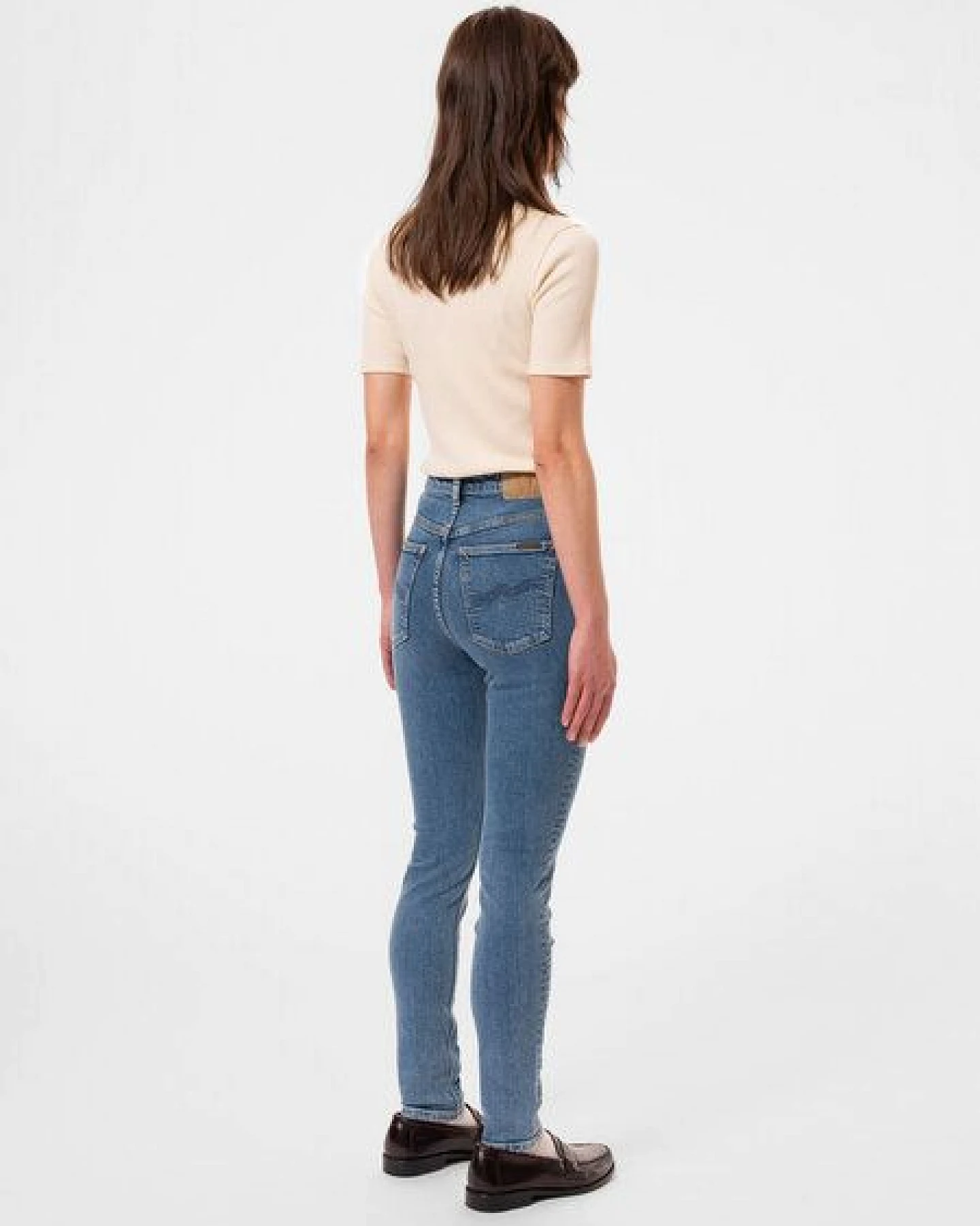 Nudie Jeans Jeans - Hightop Tilde - aus einem Baumwolle/Elasthan-Mix – Ansicht 2