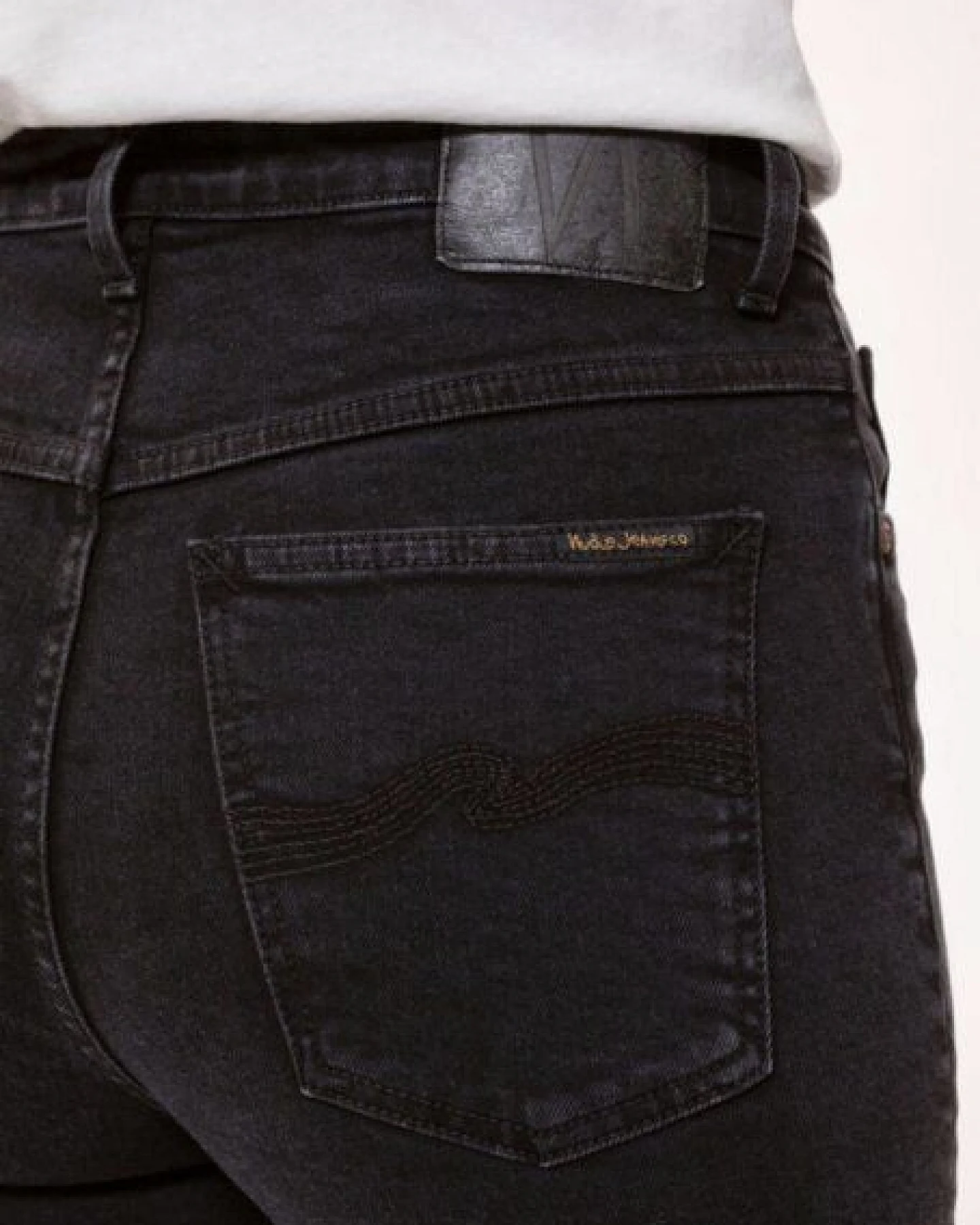 Nudie Jeans Jeans - Hightop Tilde - aus einem Baumwolle/Elasthan-Mix – Ansicht 3