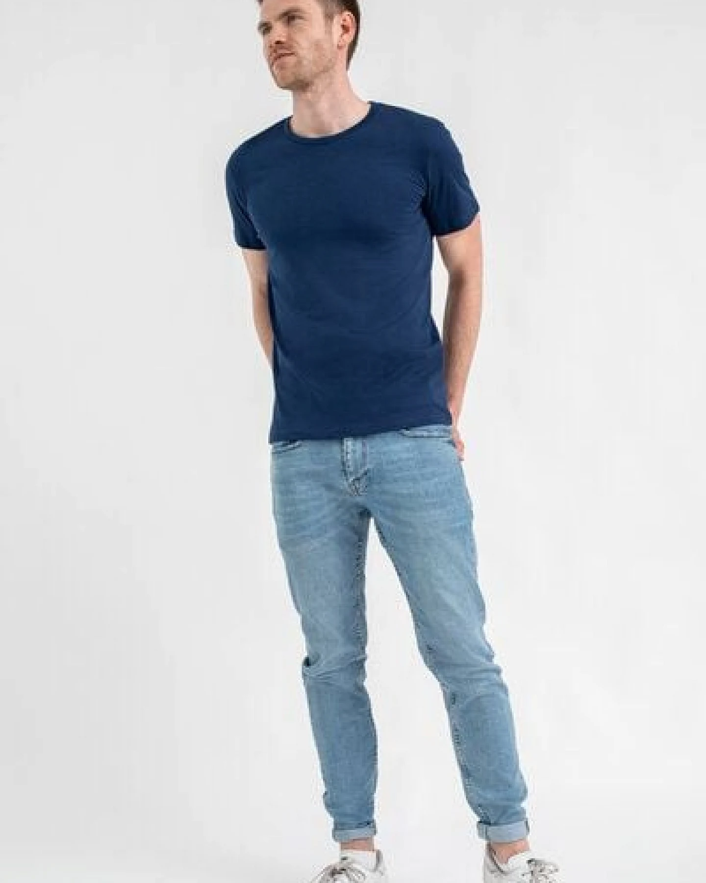 Brandless Basic Bio T-Shirt Rundhals (Männer) Nr.3 GOTS – Ansicht 3