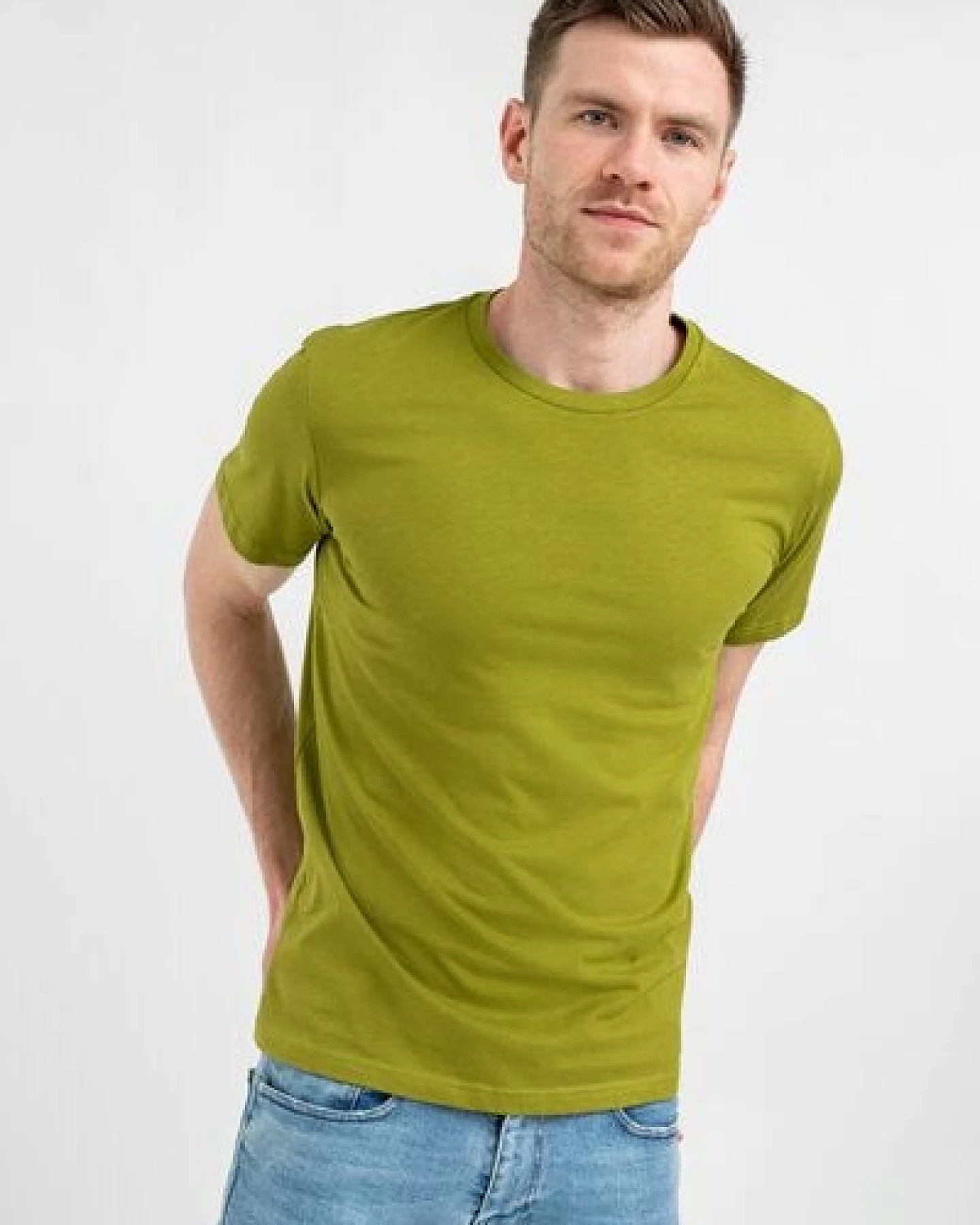 Brandless Basic Bio T-Shirt Rundhals (Männer) Nr.3 GOTS – Ansicht 3