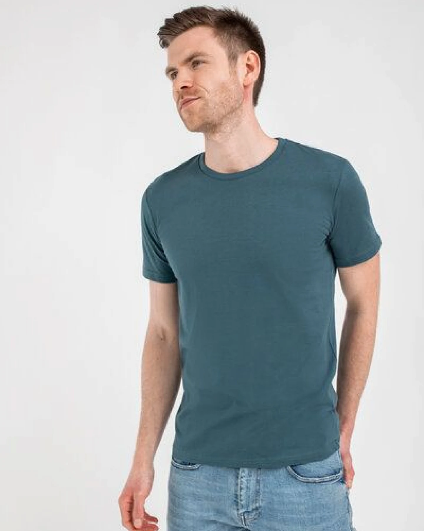 Brandless Basic Bio T-Shirt Rundhals (Männer) Nr.3 GOTS – Ansicht 2
