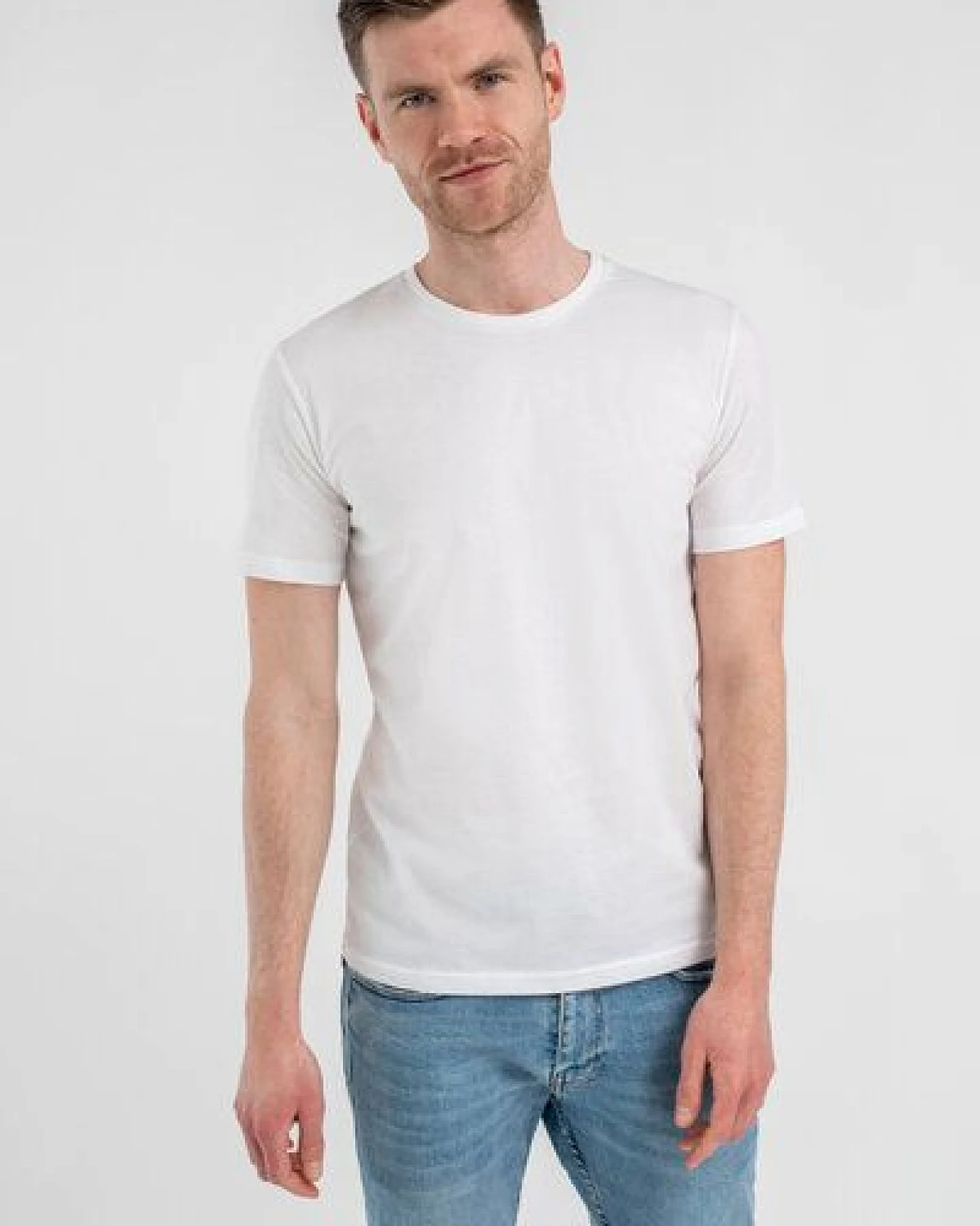 Brandless Basic Bio T-Shirt Rundhals (Männer) Nr.3 GOTS – Ansicht 3
