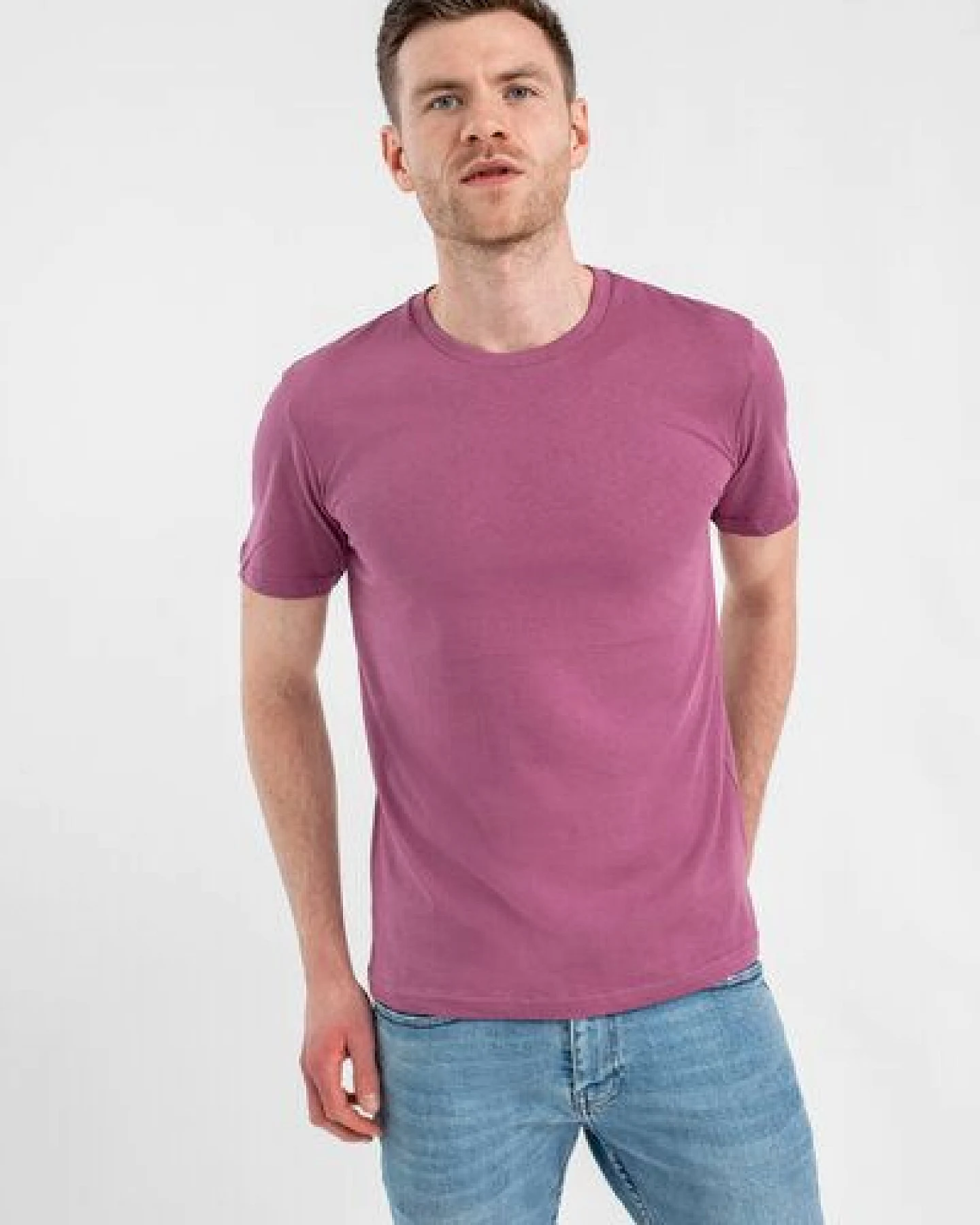 Brandless Basic Bio T-Shirt Rundhals (Männer) Nr.3 GOTS – Ansicht 4