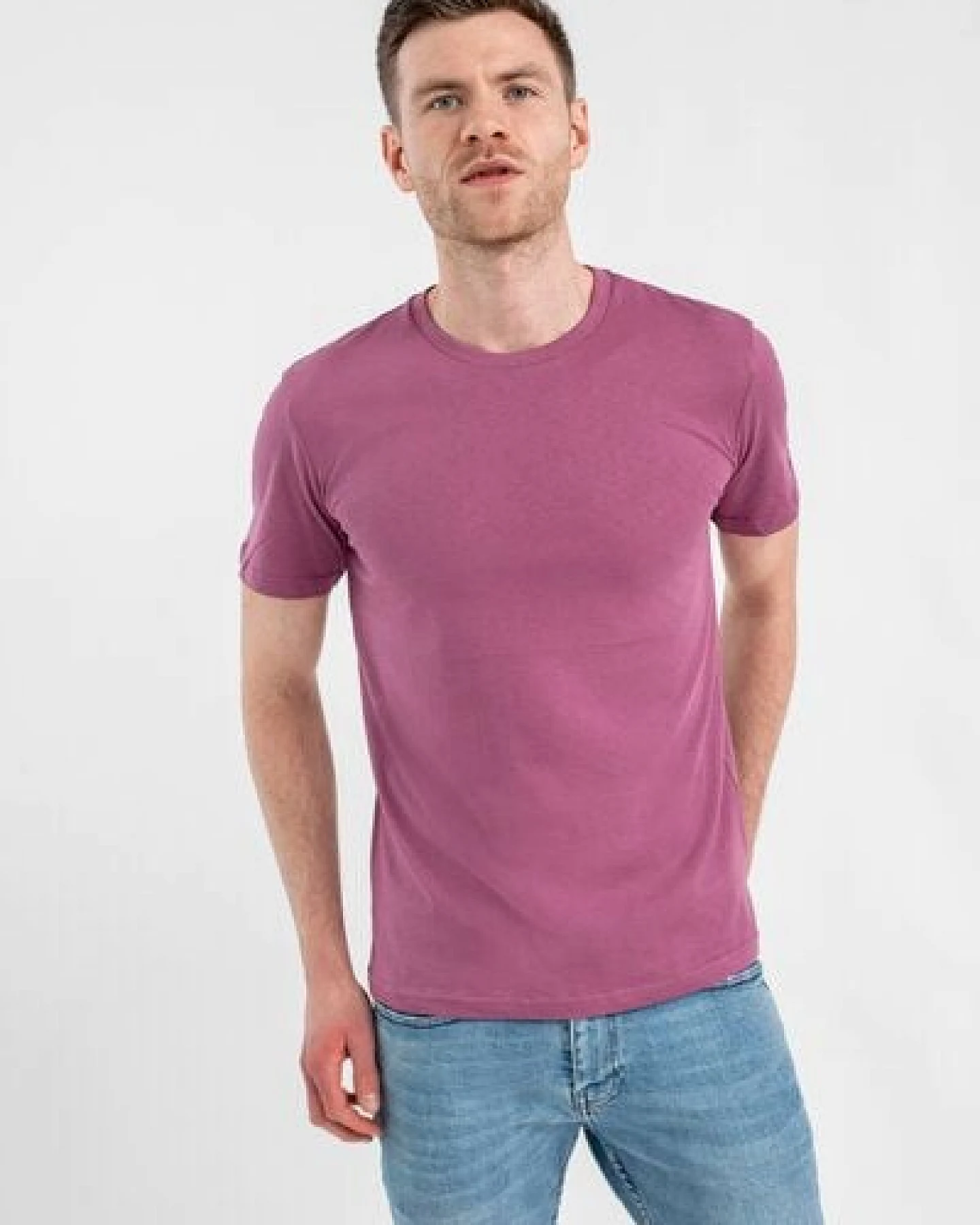 Brandless Basic Bio T-Shirt Rundhals (Männer) Nr.3 GOTS – Ansicht 4