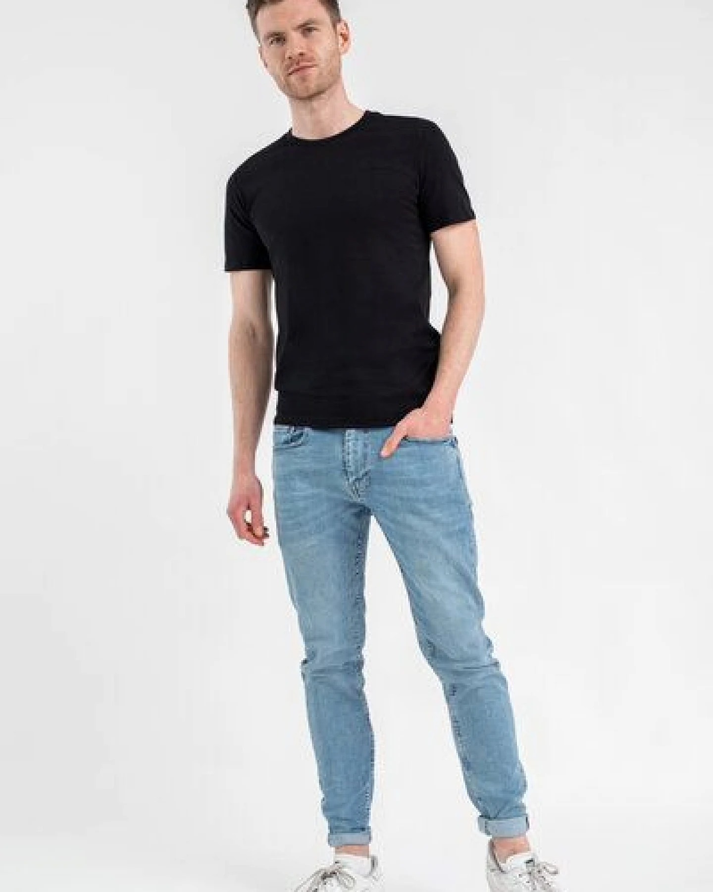Brandless Basic Bio T-Shirt Rundhals (Männer) Nr.3 GOTS – Ansicht 2