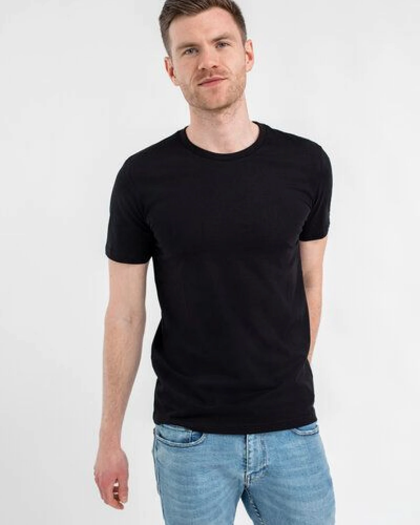Brandless Basic Bio T-Shirt Rundhals (Männer) Nr.3 GOTS – Ansicht 3