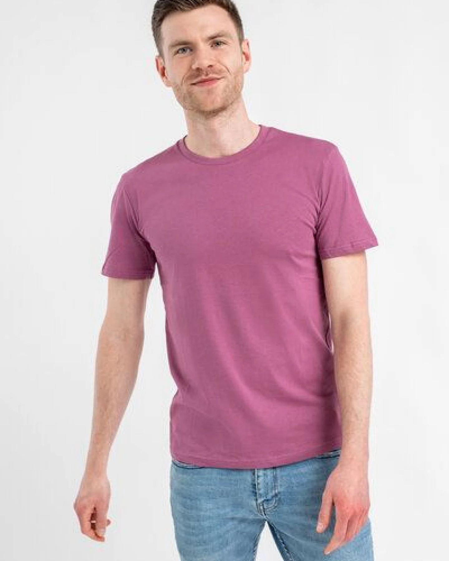 Brandless Basic Bio T-Shirt Rundhals (Männer) Nr.3 GOTS – Ansicht 3