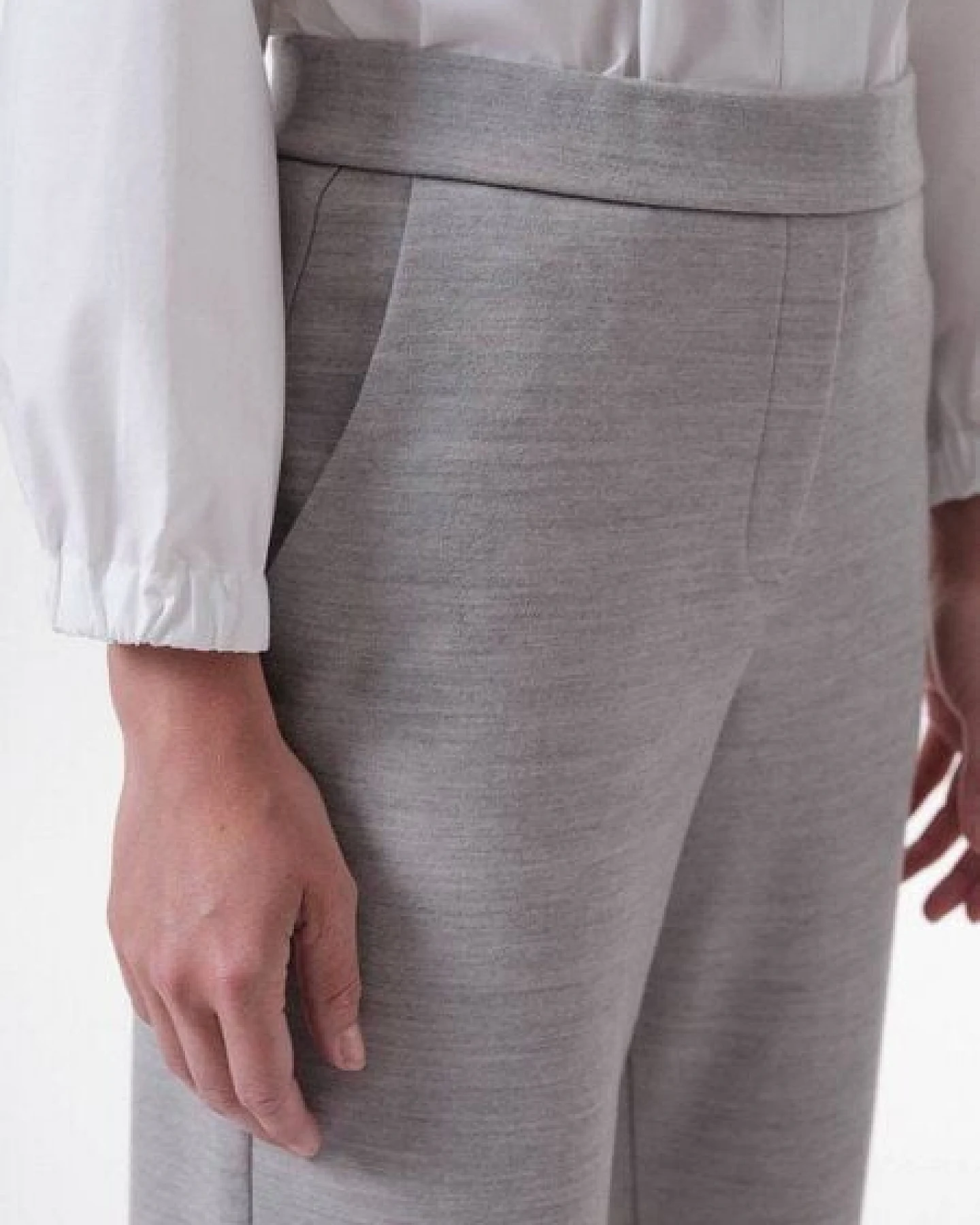 LANIUS Culotte aus Bio-Baumwolle und reiner Schurwolle – Ansicht 3