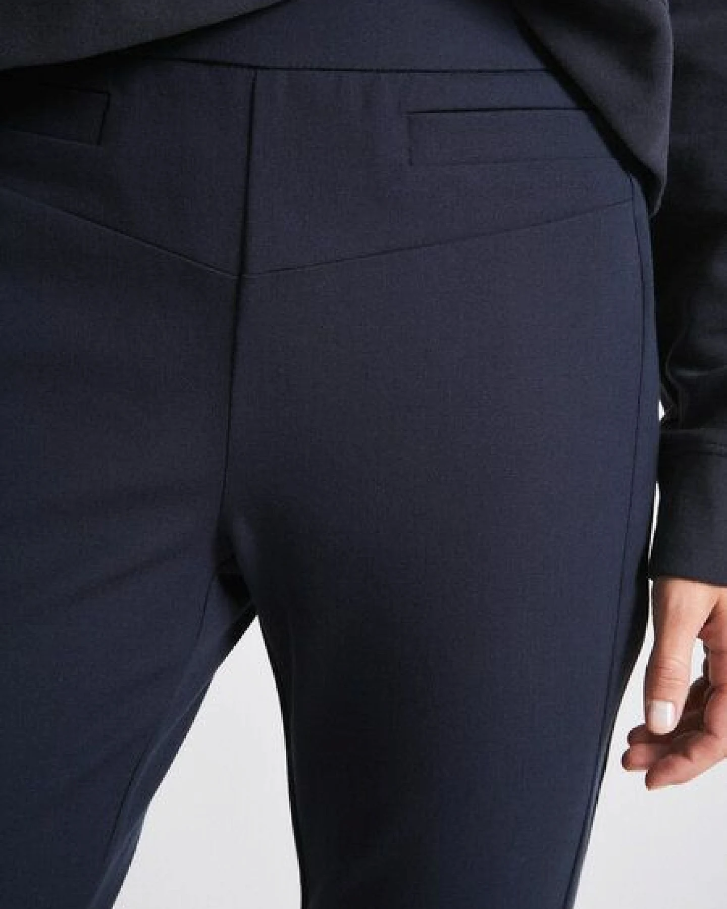 LANIUS Slim-Fit Hose aus Bio-Baumwolle – Ansicht 3