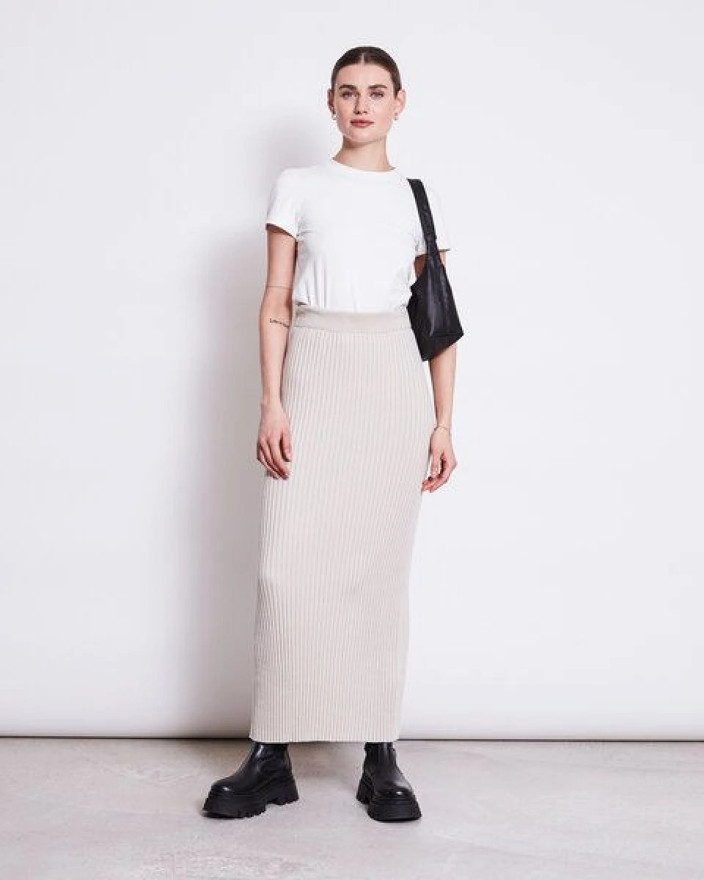 JAN N JUNE Midi Baumwoll Strick Rock EBBA GOTS – Ansicht 4