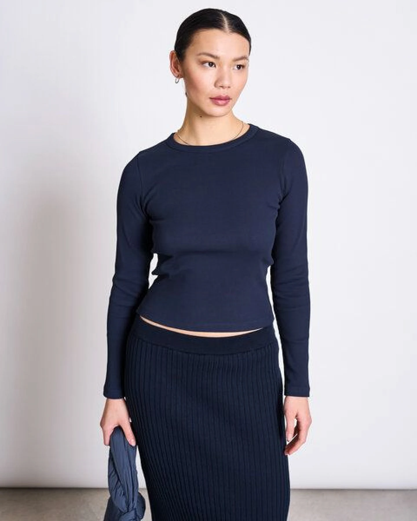 JAN N JUNE Midi Baumwoll Strick Rock EBBA GOTS – Ansicht 4