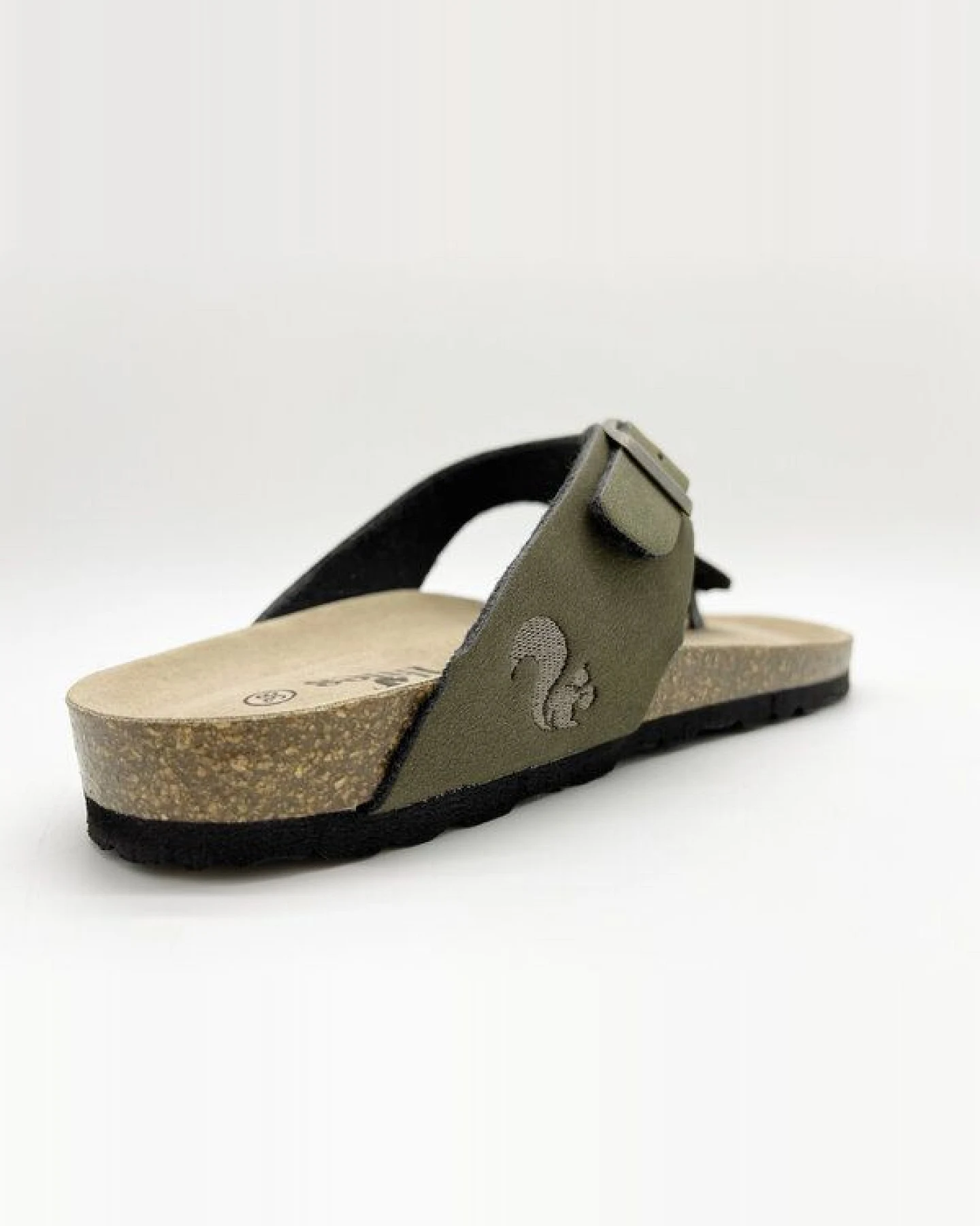 Vegane thies ® Eco Bio Thong Sandale aus rec. PET mit Kork-Tieffussbett MEN – Ansicht 3