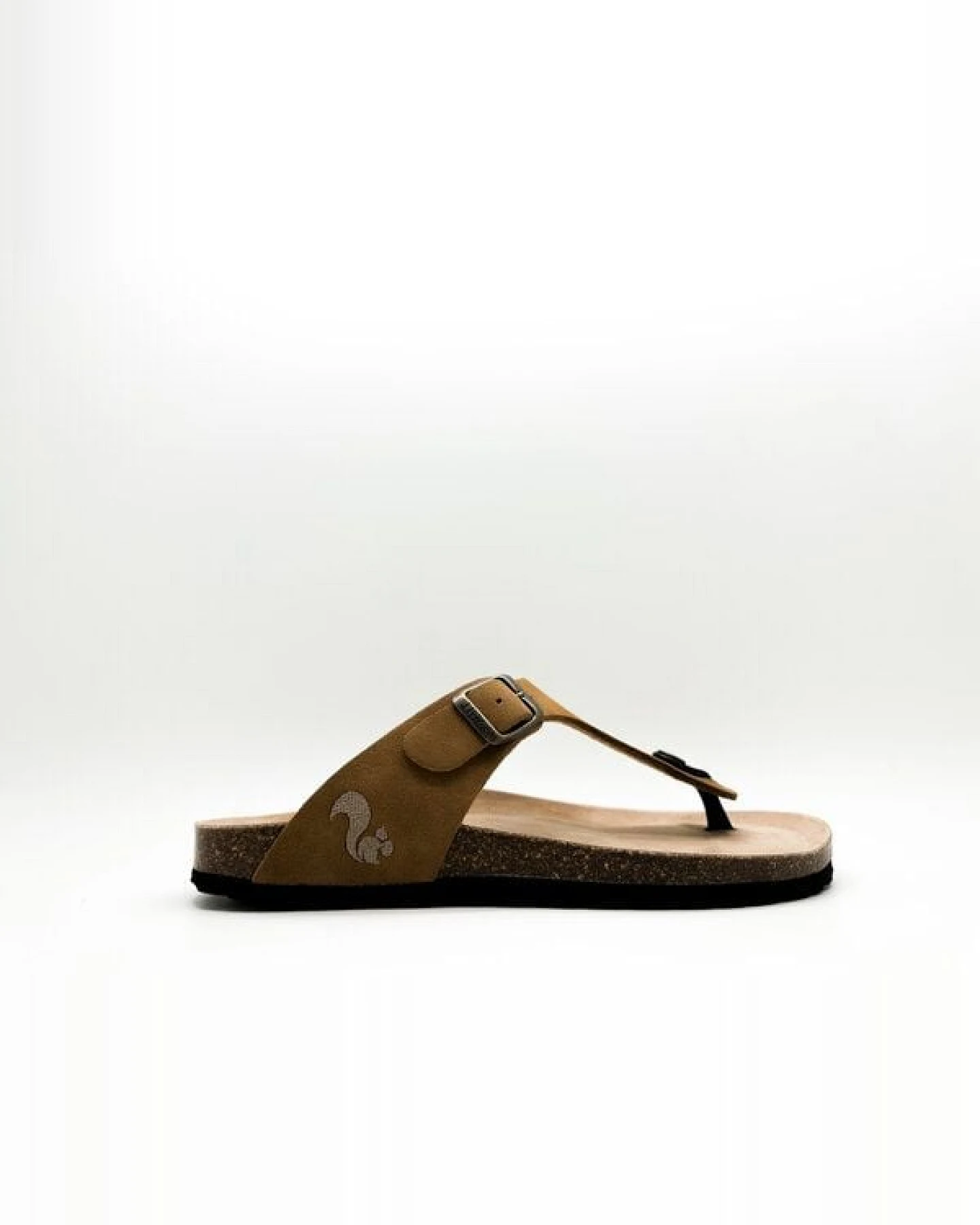 Vegane thies ® Eco Bio Thong Sandale aus rec. PET mit Kork-Tieffussbett MEN – Ansicht 2