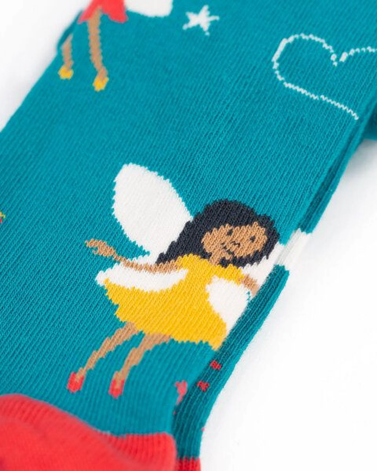Frugi Warme Kinder Strumpfhosen im 2er-Pack aus Biobaumwolle – Ansicht 3