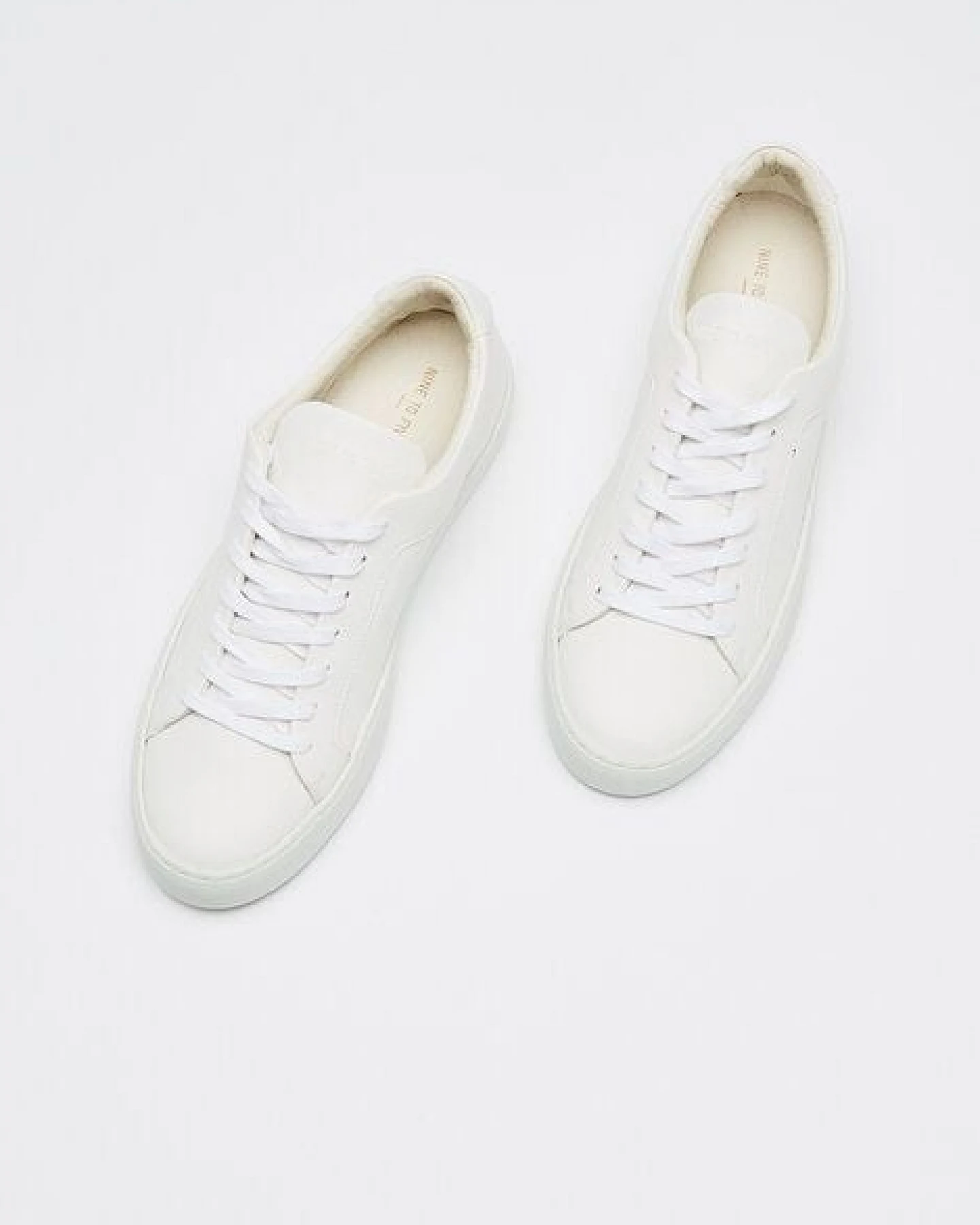 NINE TO FIVE Laced Sneaker #boi - minimalistischer Herren Allround-Sneaker aus Bioleder – Ansicht 3