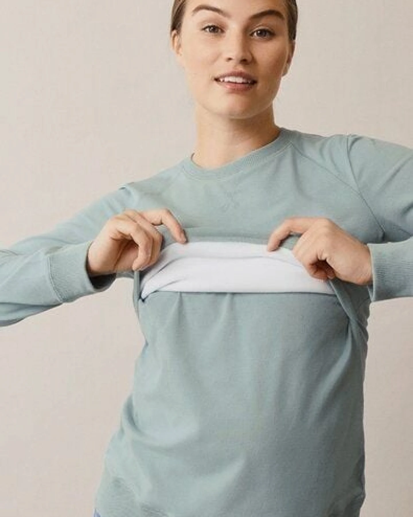 Umstands- und Stillpullover B. warmer Sweatshirt von boob – Ansicht 3