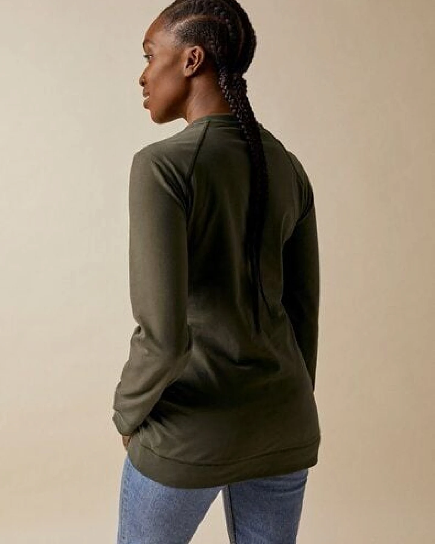 Umstands- und Stillpullover B. warmer Sweatshirt von boob – Ansicht 4