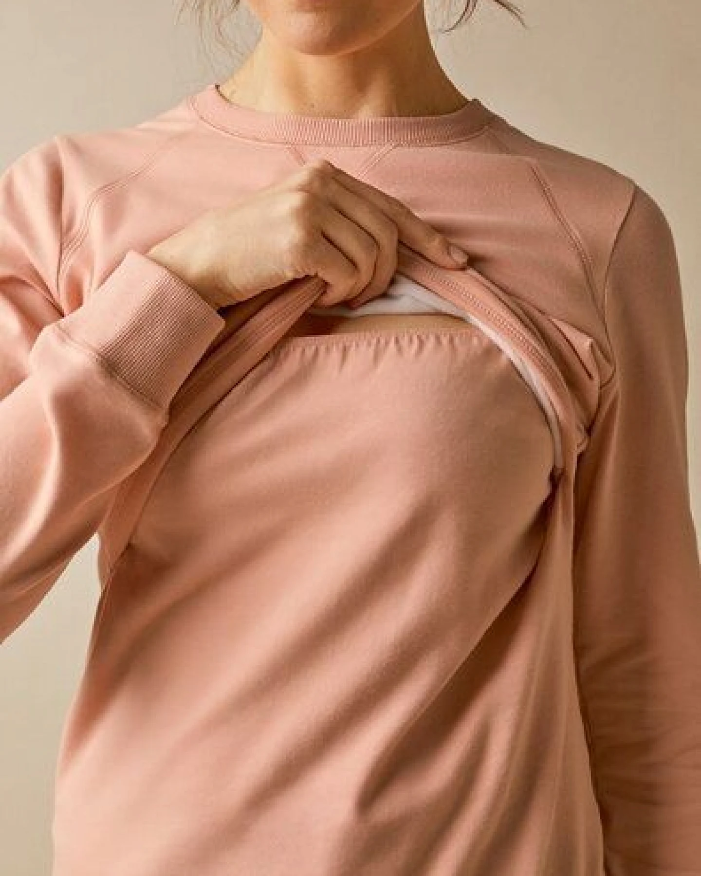Umstands- und Stillpullover B. warmer Sweatshirt von boob – Ansicht 2