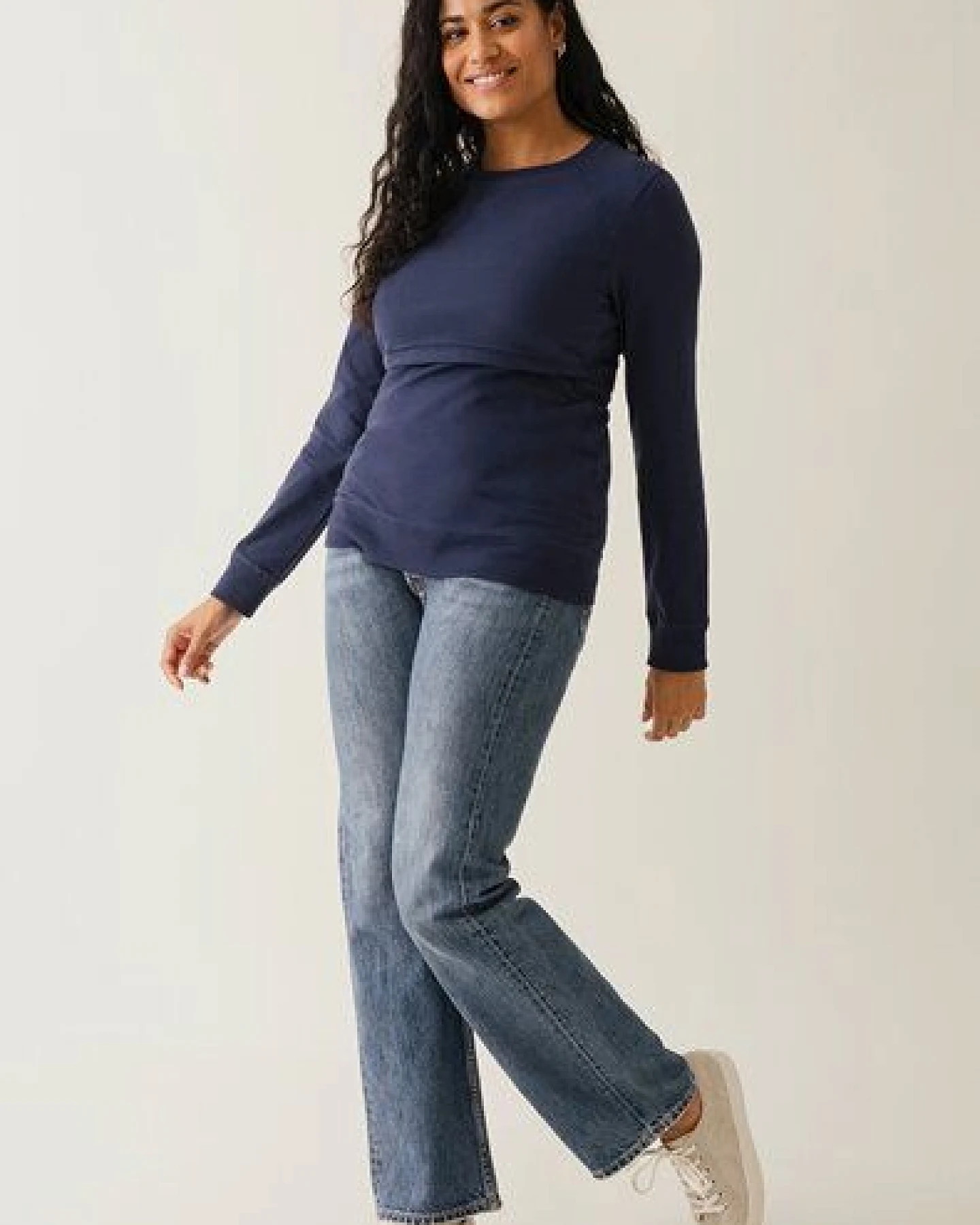 Umstands- und Stillpullover B. warmer Sweatshirt von boob – Ansicht 2