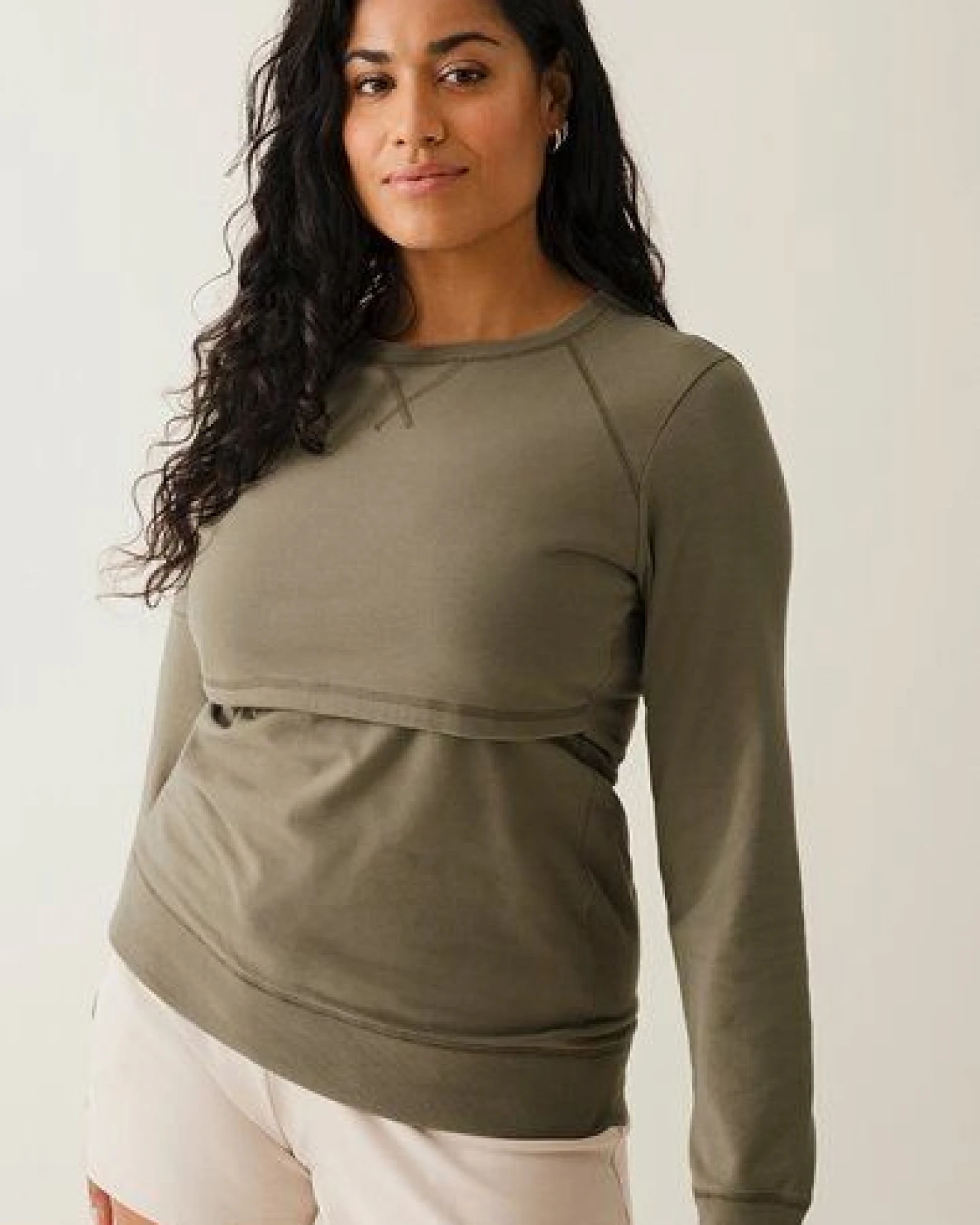 Umstands- und Stillpullover B. warmer Sweatshirt von boob – Ansicht 3